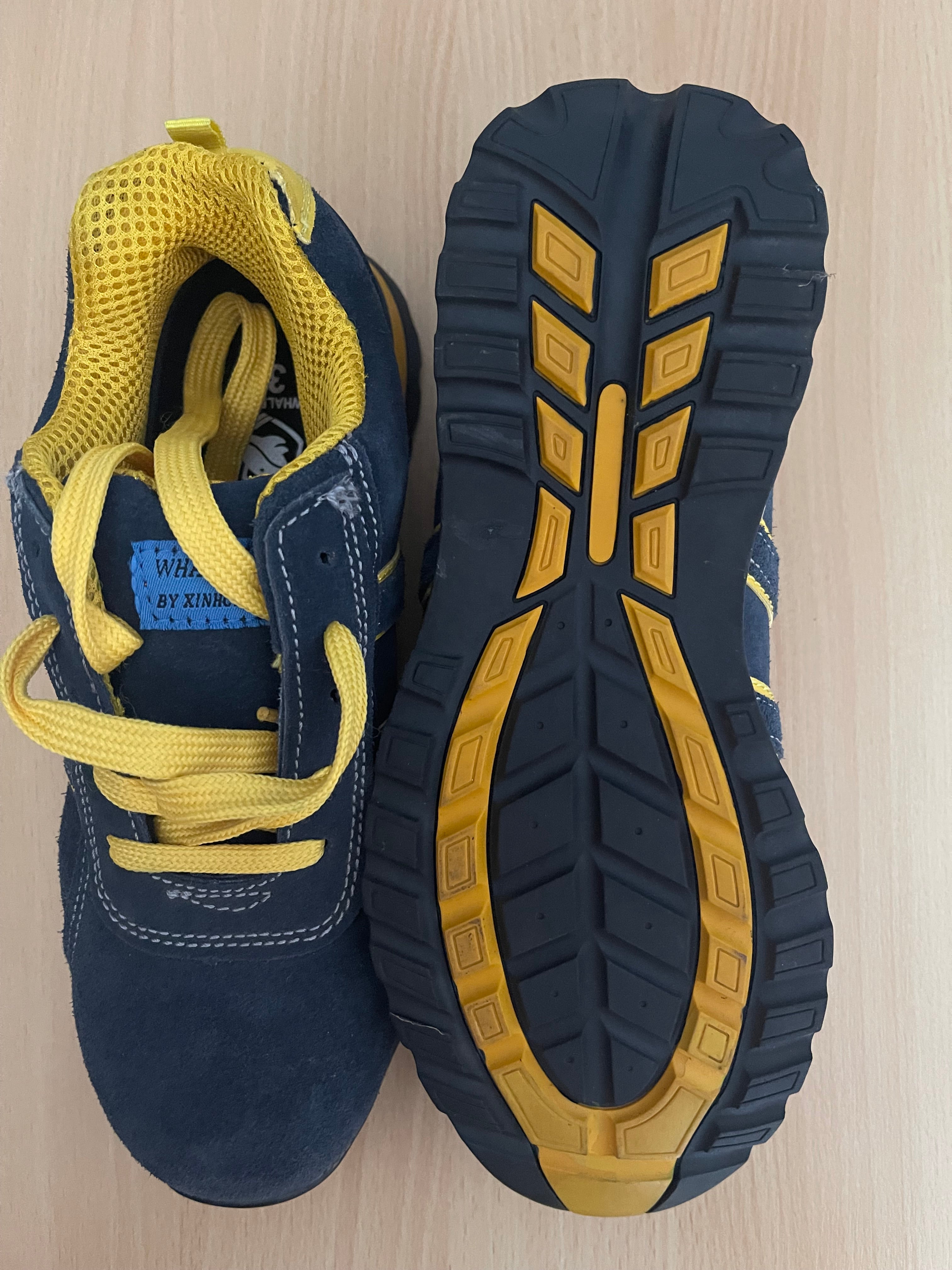 WHX Safety Shoes Navy/Yellow – EU 39 – New