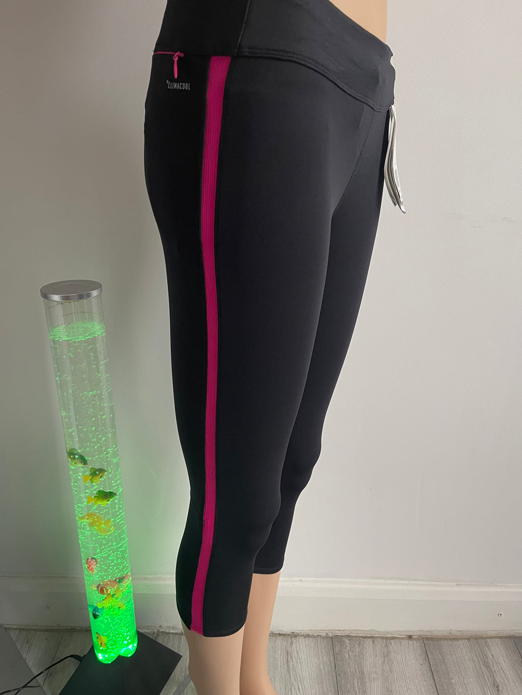 Adidas Response Tight ClimaCool Running Leggings Black Pink – Size S