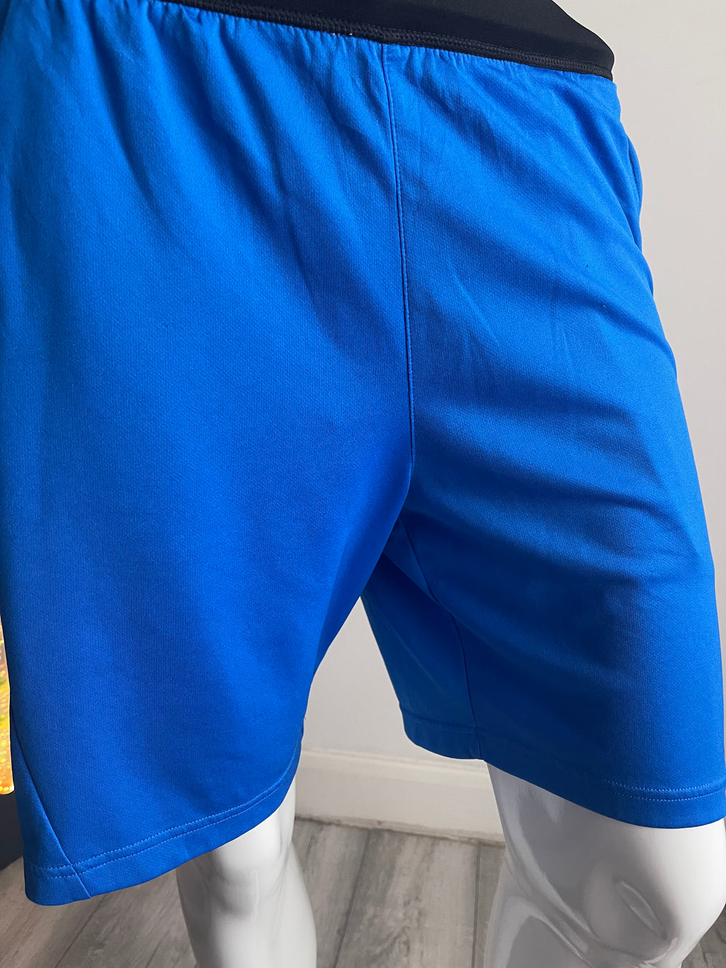 Adidas Men’s Blue Sports Shorts With Pockets – Size M