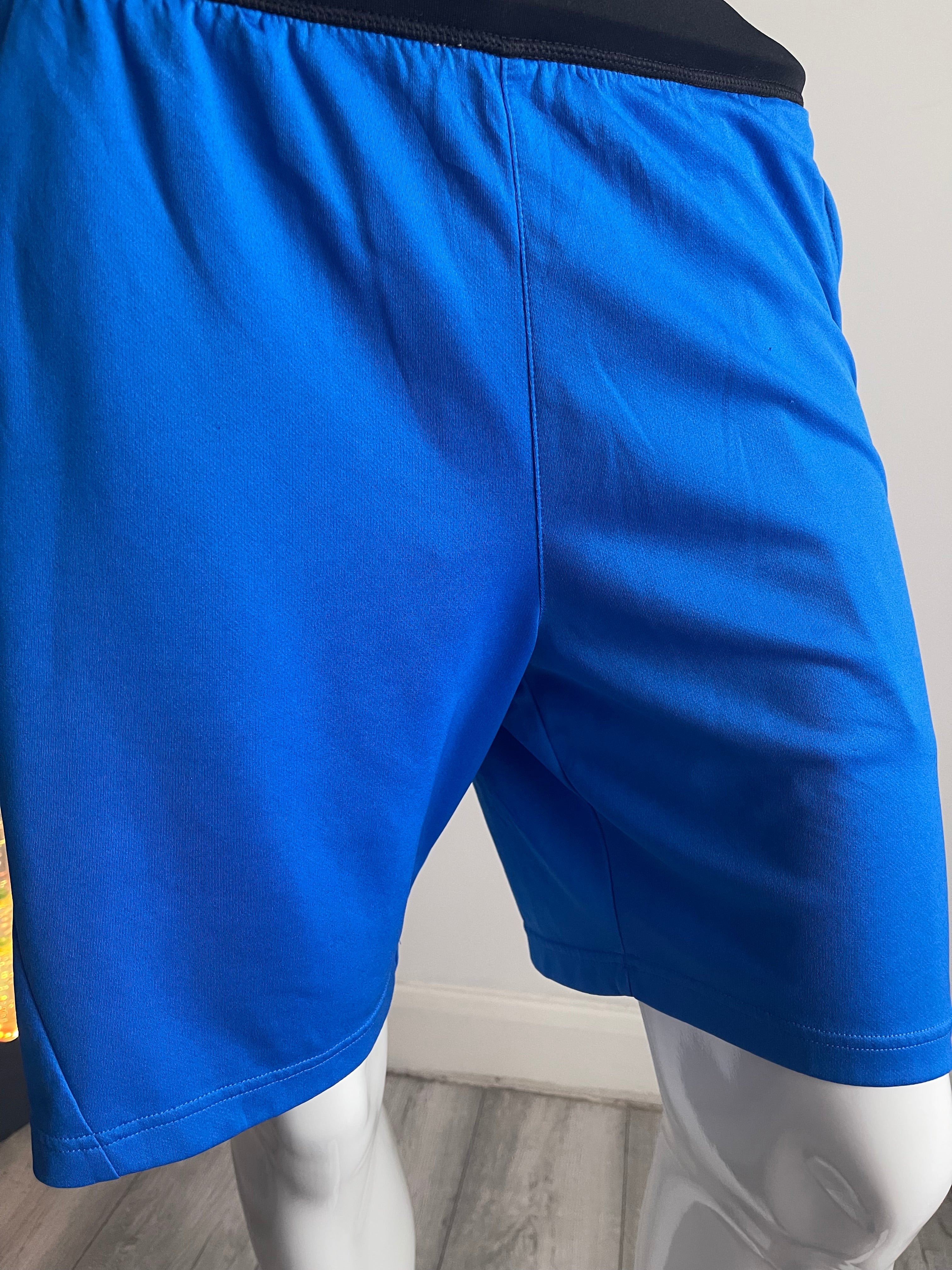 Adidas Men’s Blue Sports Shorts With Pockets – Size M