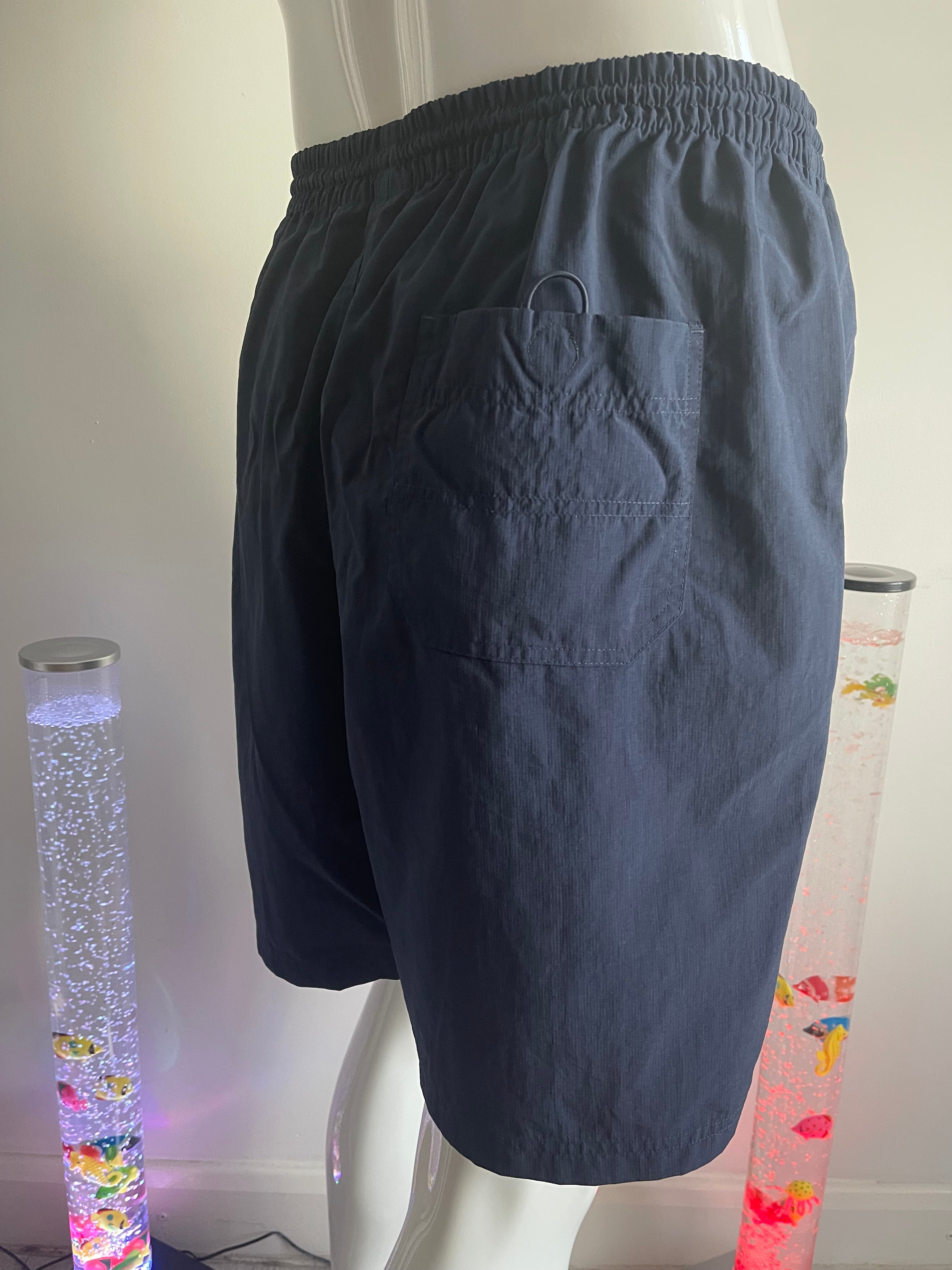 Reebok Men's Navy Sports Shorts with Pockets – Size 2XL