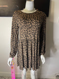Next Leopard Print Smock Dress – Size S