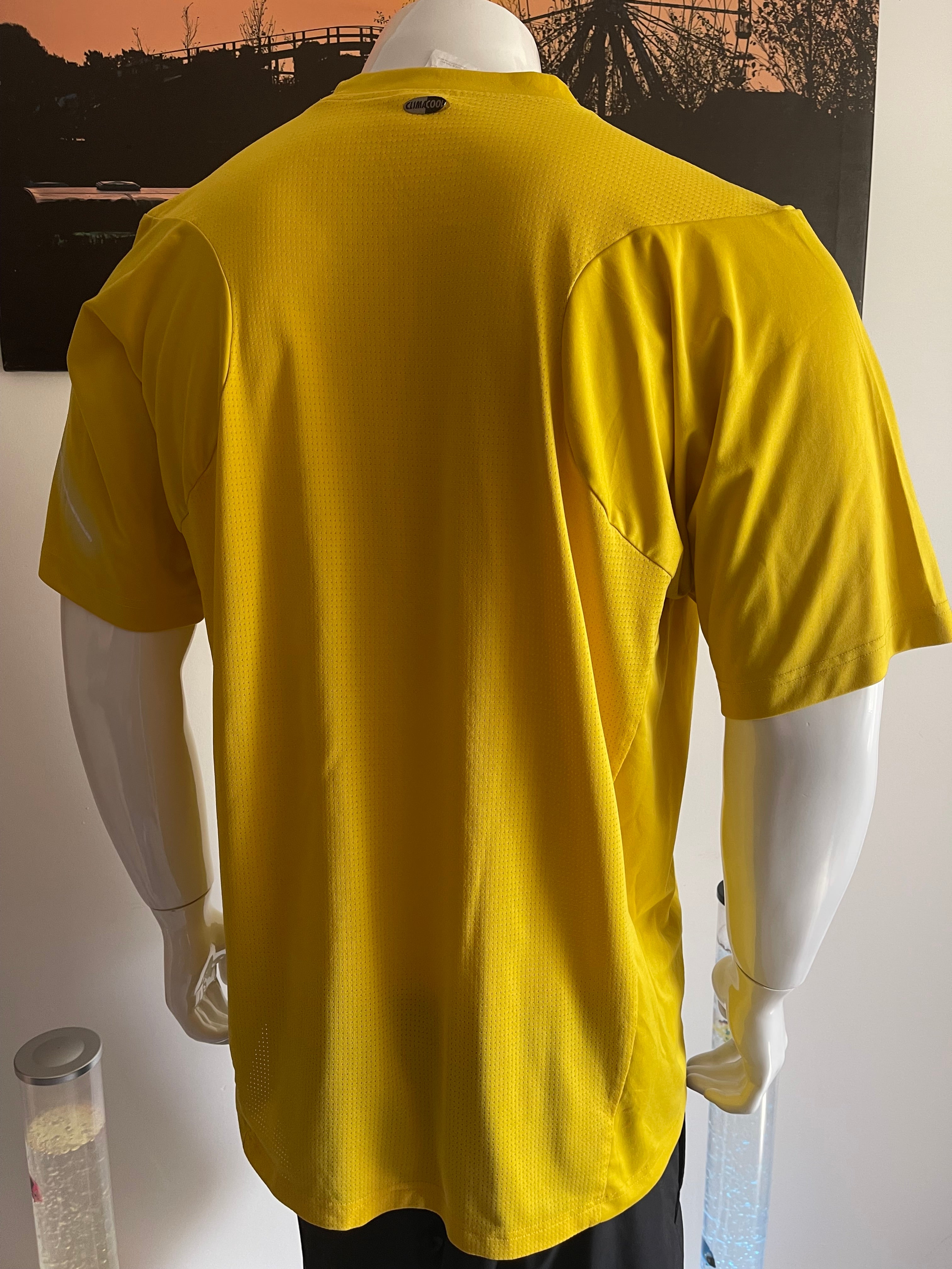 Adidas Yellow Sports T-Shirt XL