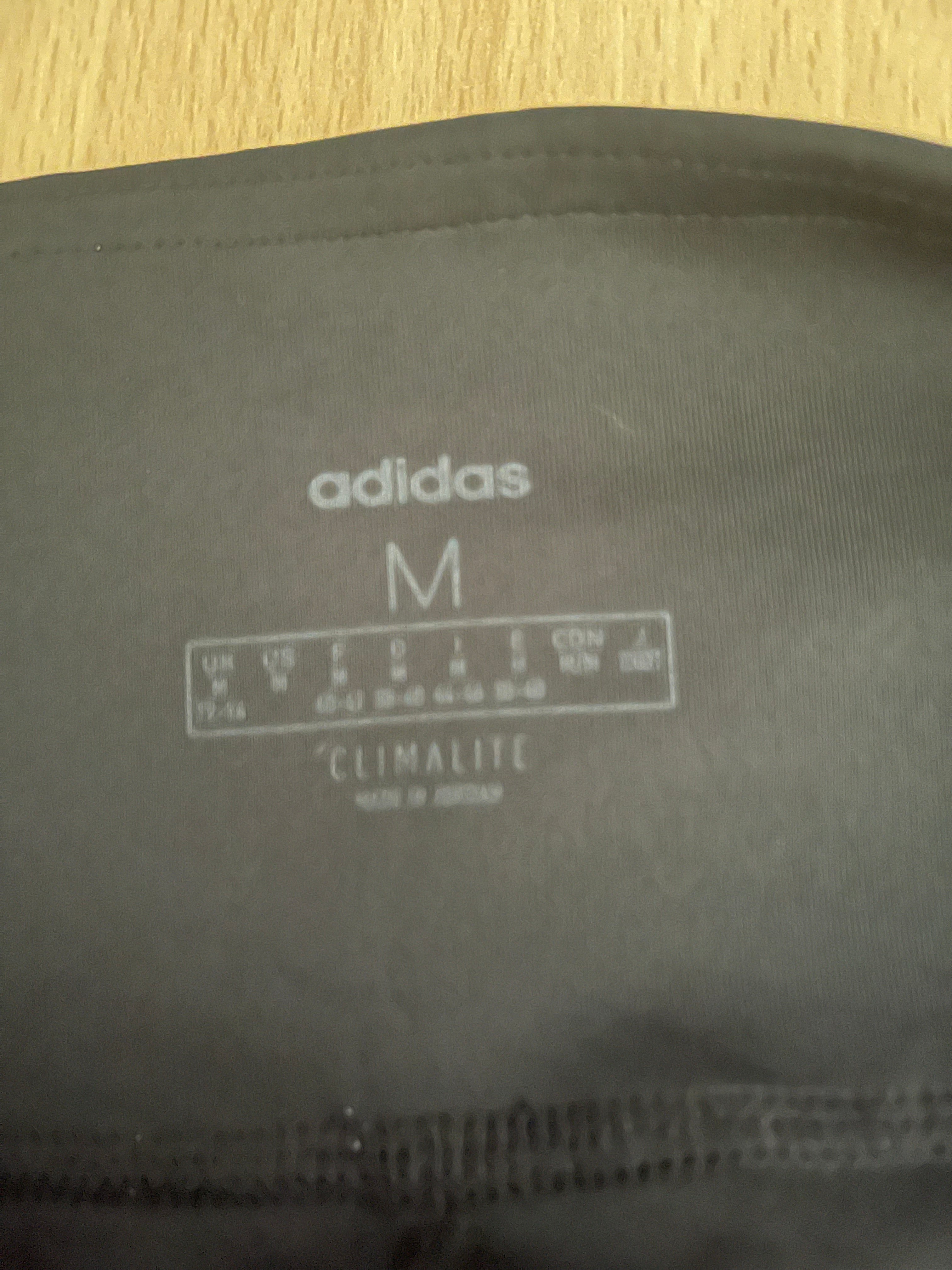 Adidas Climalite Black 3-Stripes Leggings – Size M