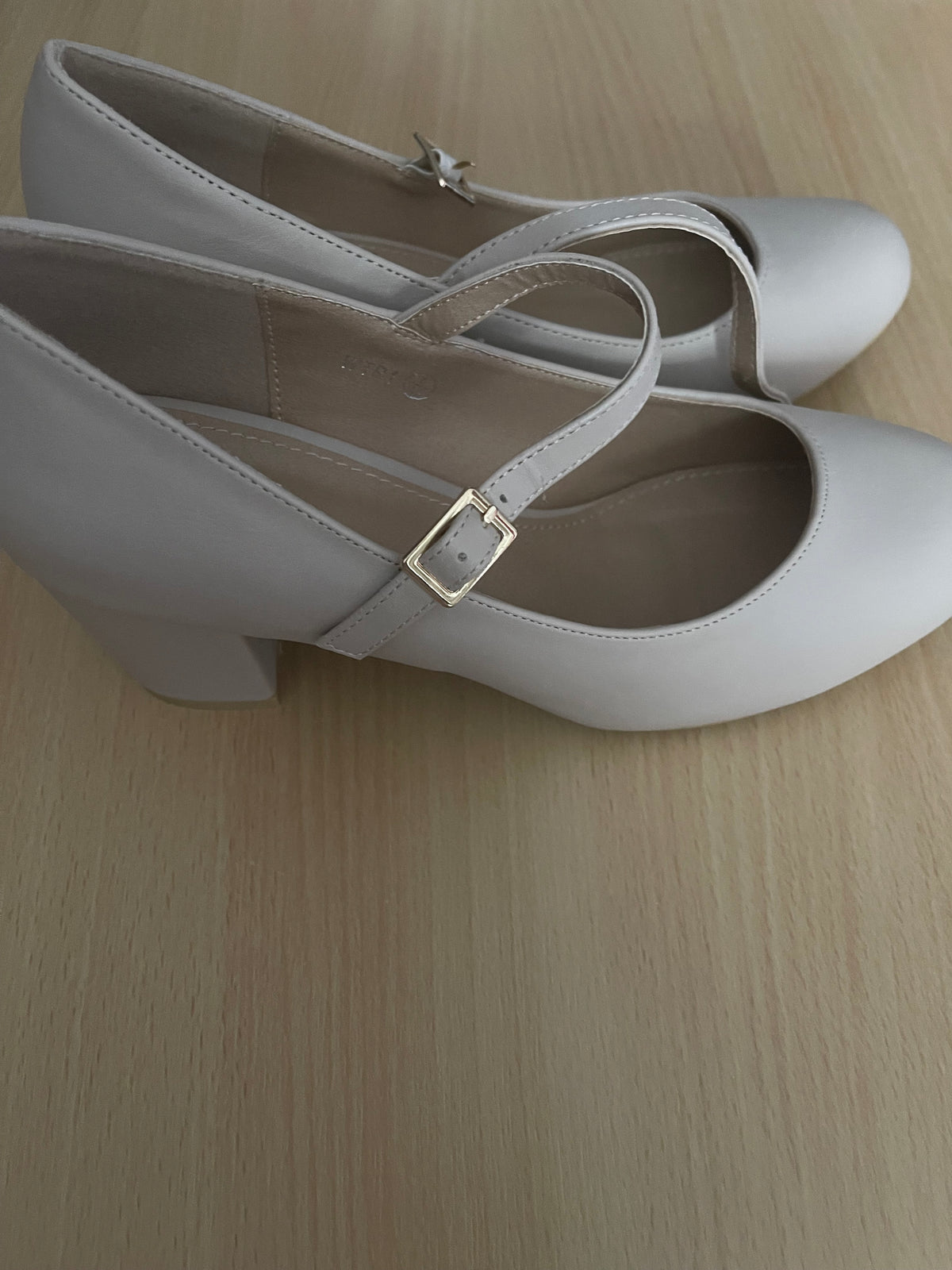 Where’s That From White Block Heel Shoes UK 6