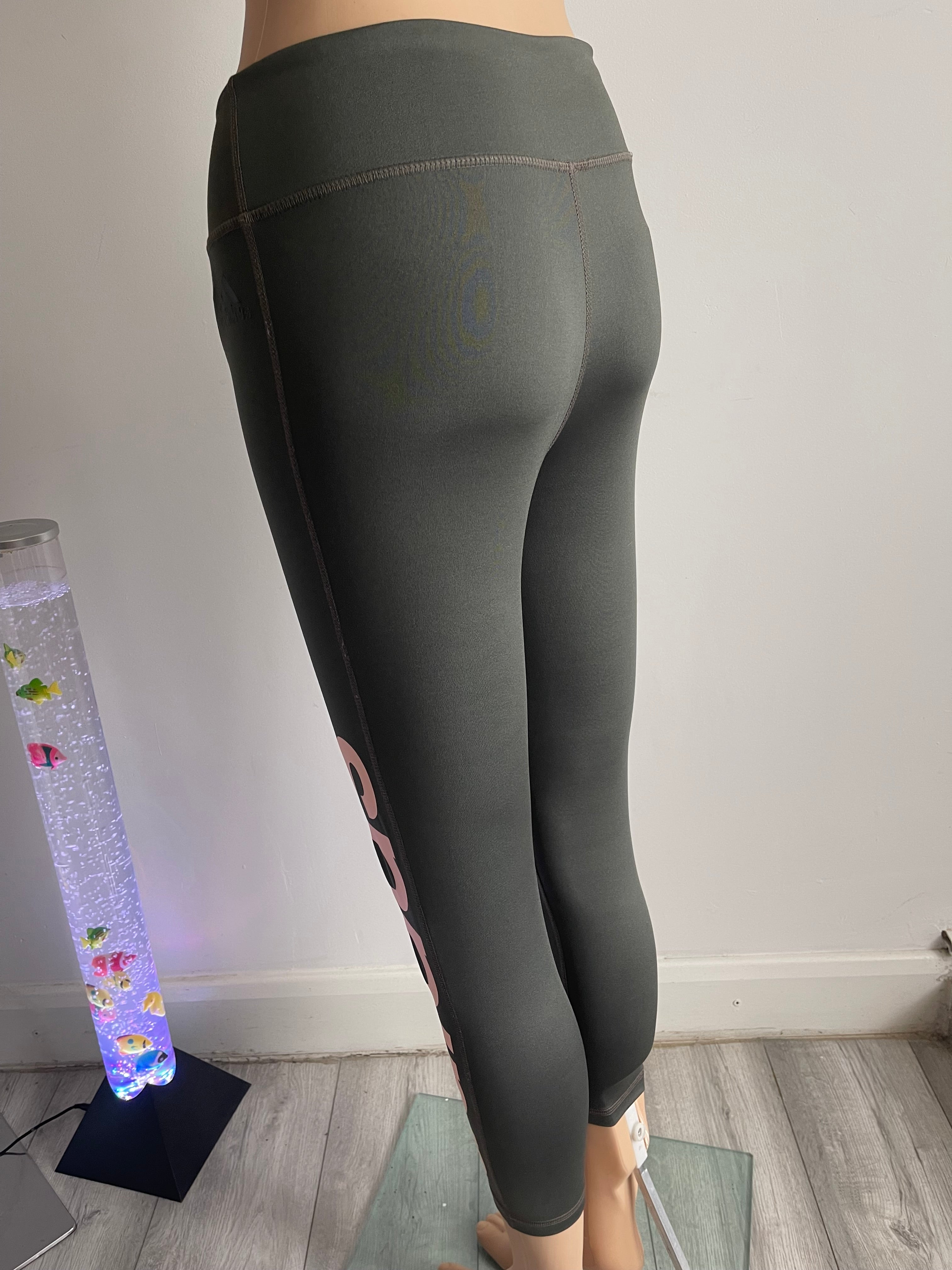 Adidas Climalite Women's Khaki Leggings – Size S