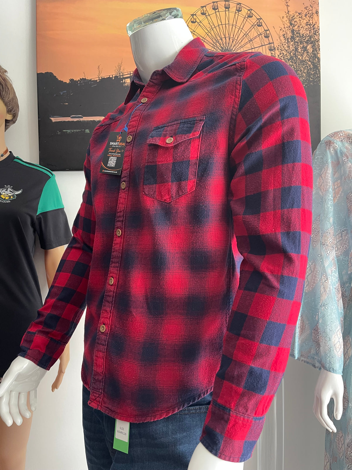 Lucky Brand Men’s Checked Shirt Size M