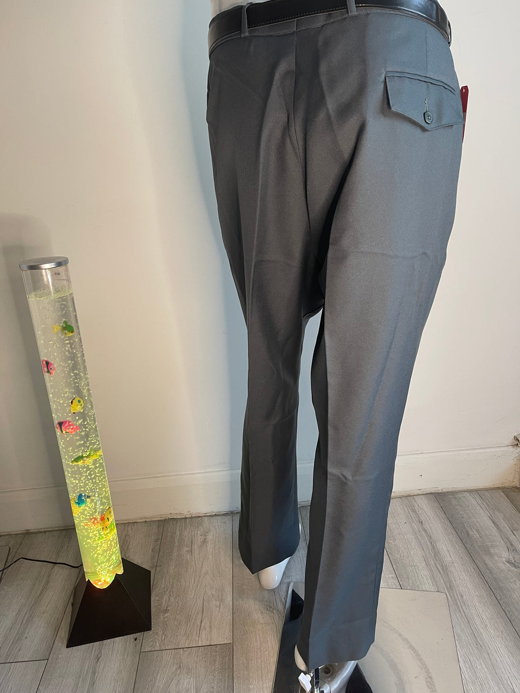 Premier Man Men's Smart Trousers Charcoal Grey W42 L29