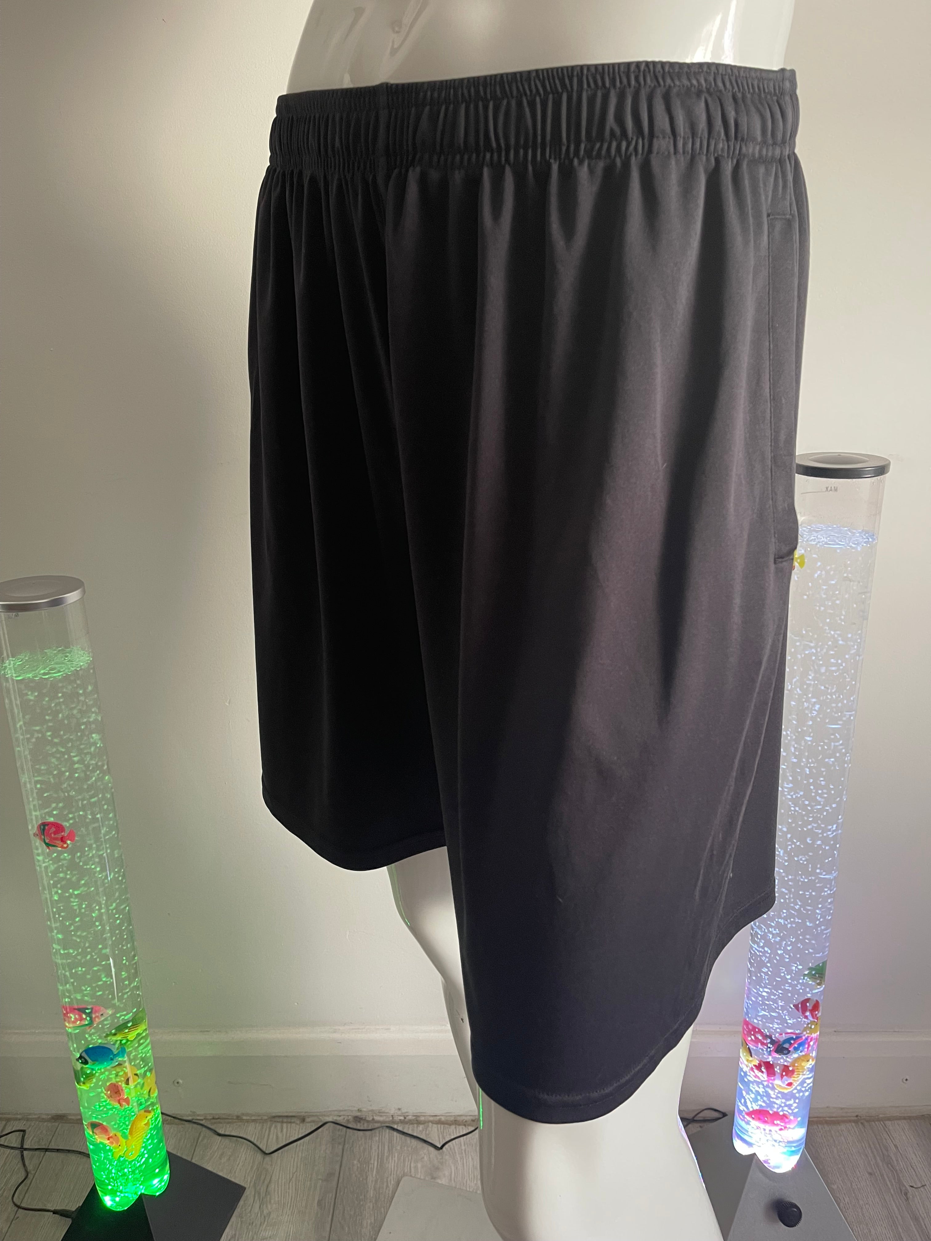 Champion Men's Black Sports Shorts with Pockets XXL