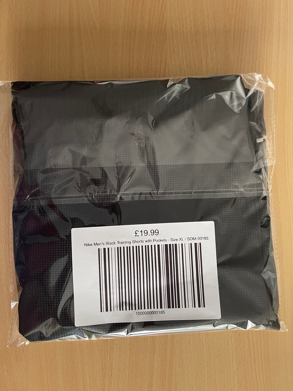 Nike Men's Black Training Shorts with Pockets - Size XL