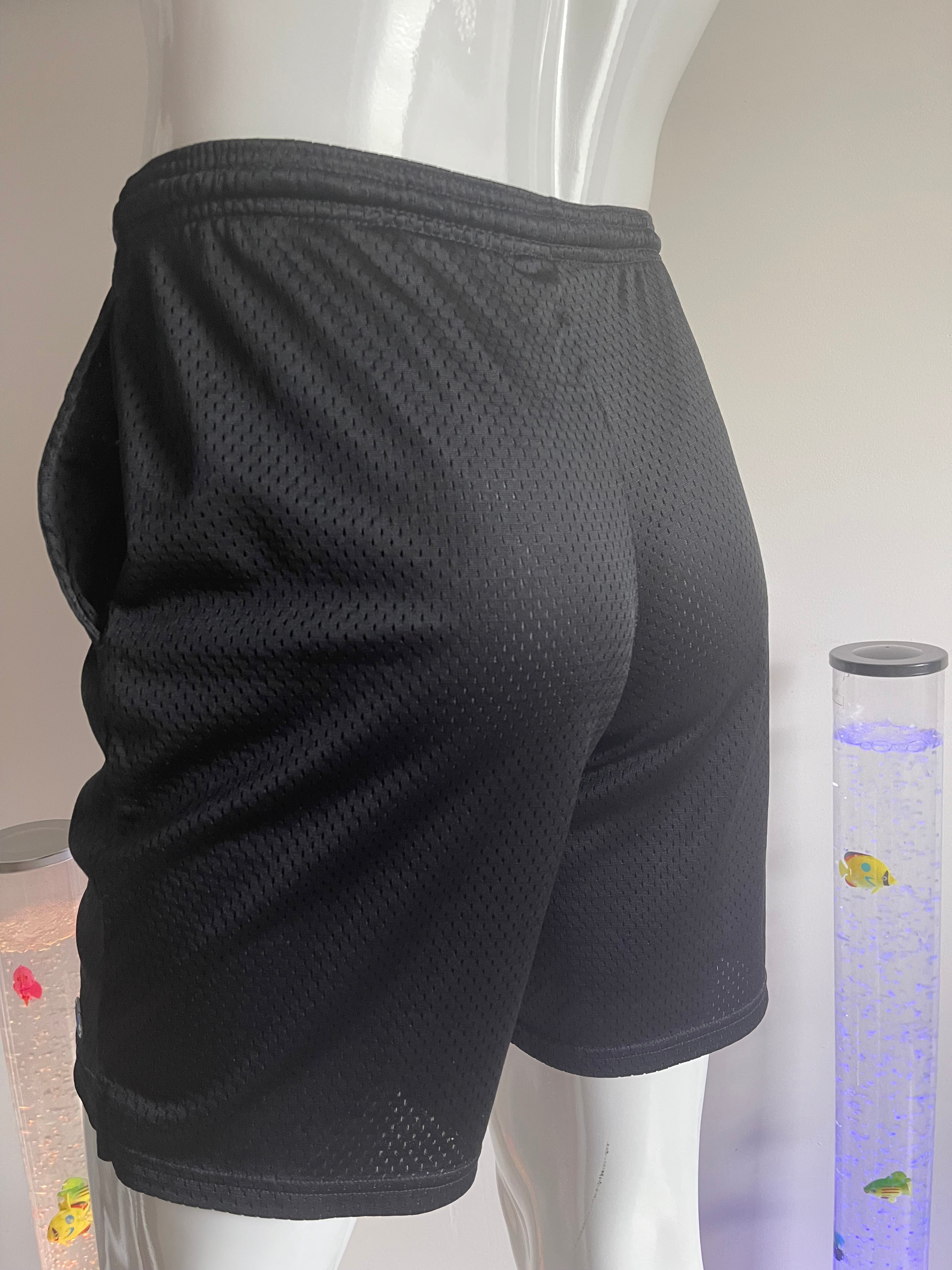 Champion Authentic Men's Black Mesh Sports Shorts Size S
