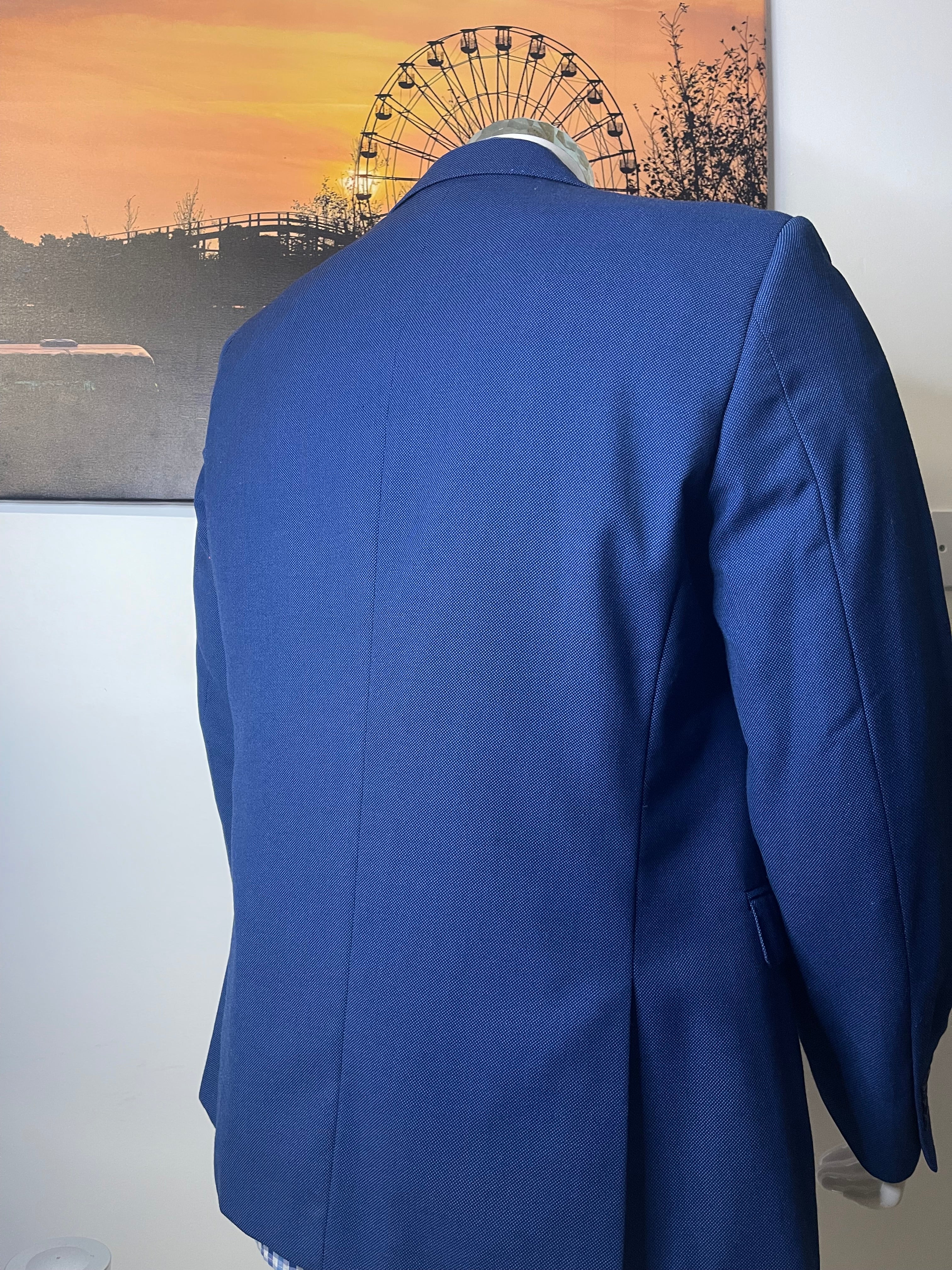 EMPORIO Men's Blue Blazer Jacket Size 52 EU / UK 42R XL Smart Formal