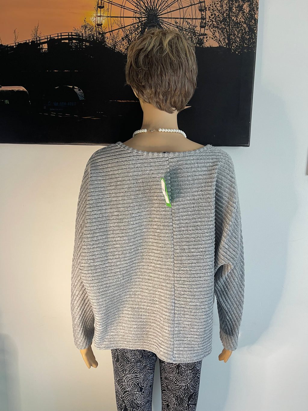 🤍 Primark Grey Oversized Jumper Size L 🤍 Cozy Women’s Sweater
