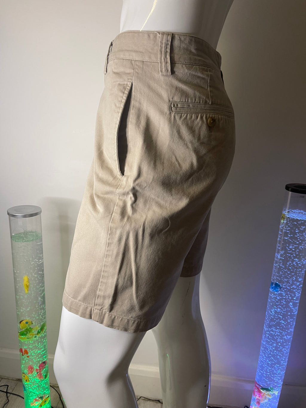 CHAPS Men’s Chino Shorts W31 Beige