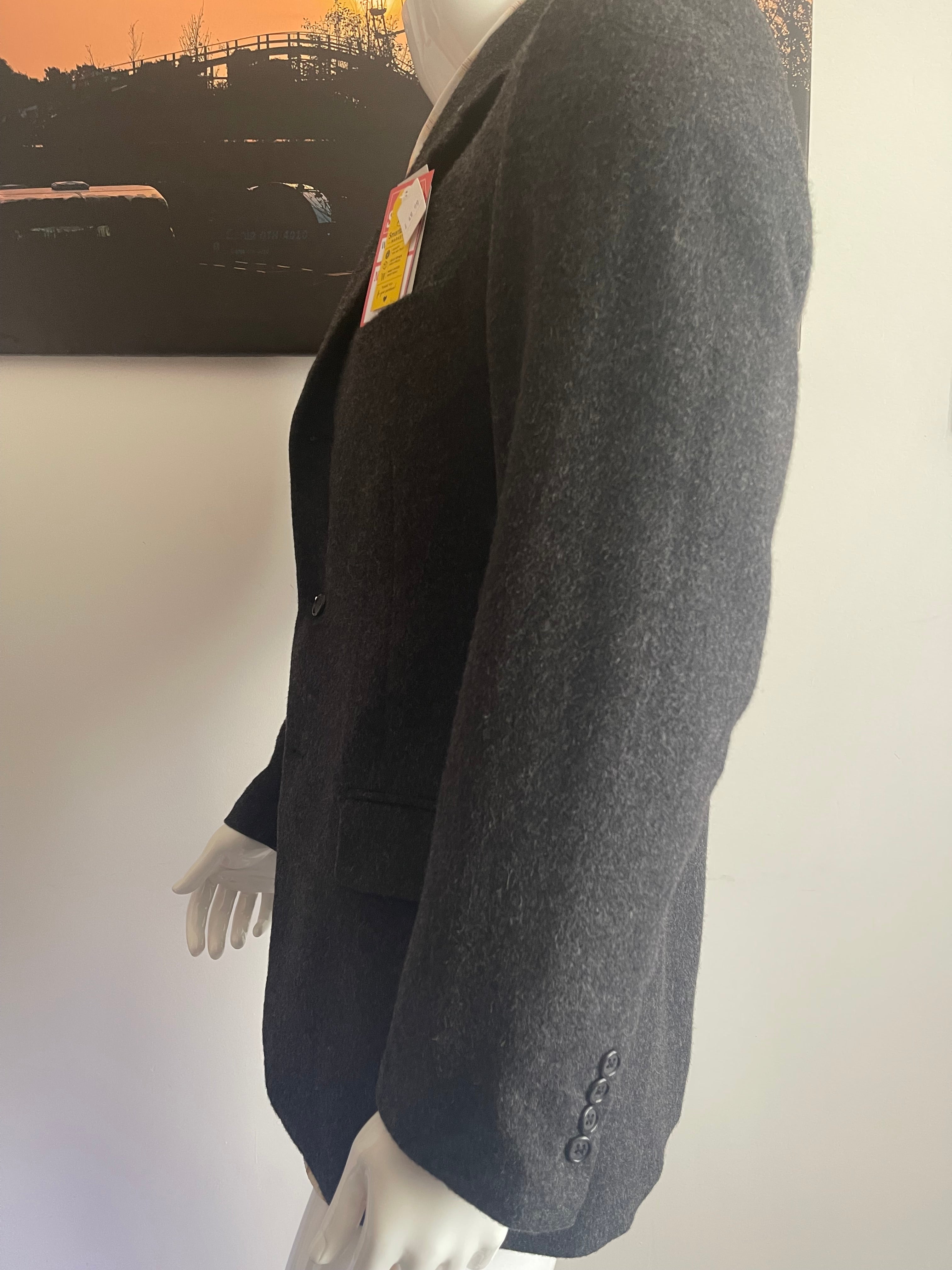 Evan Picone Grey Wool Blend Blazer Jacket Men’s Smart Formal Office Classic