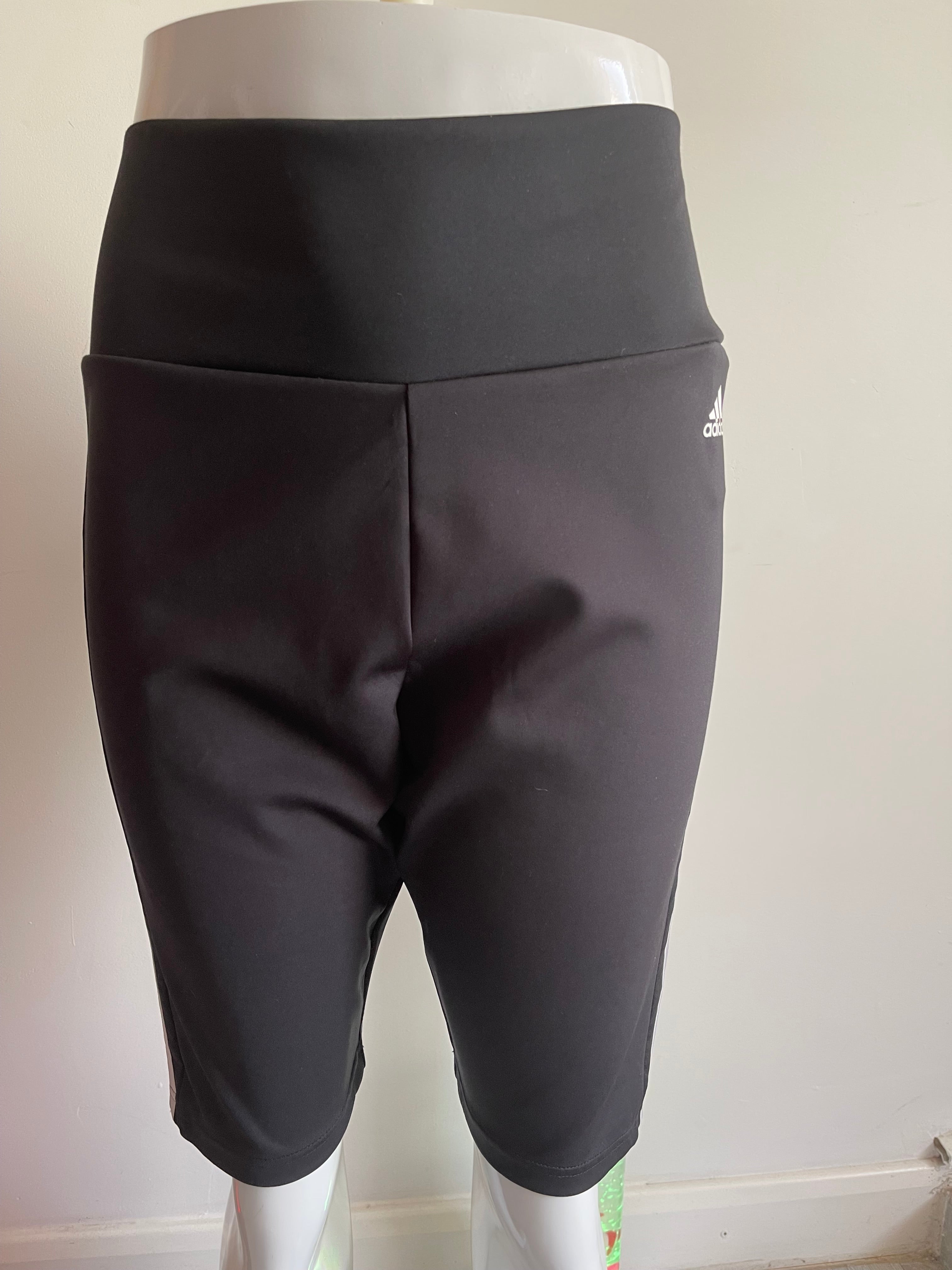 Adidas Women’s High Waist Cycling Shorts Black Size XL