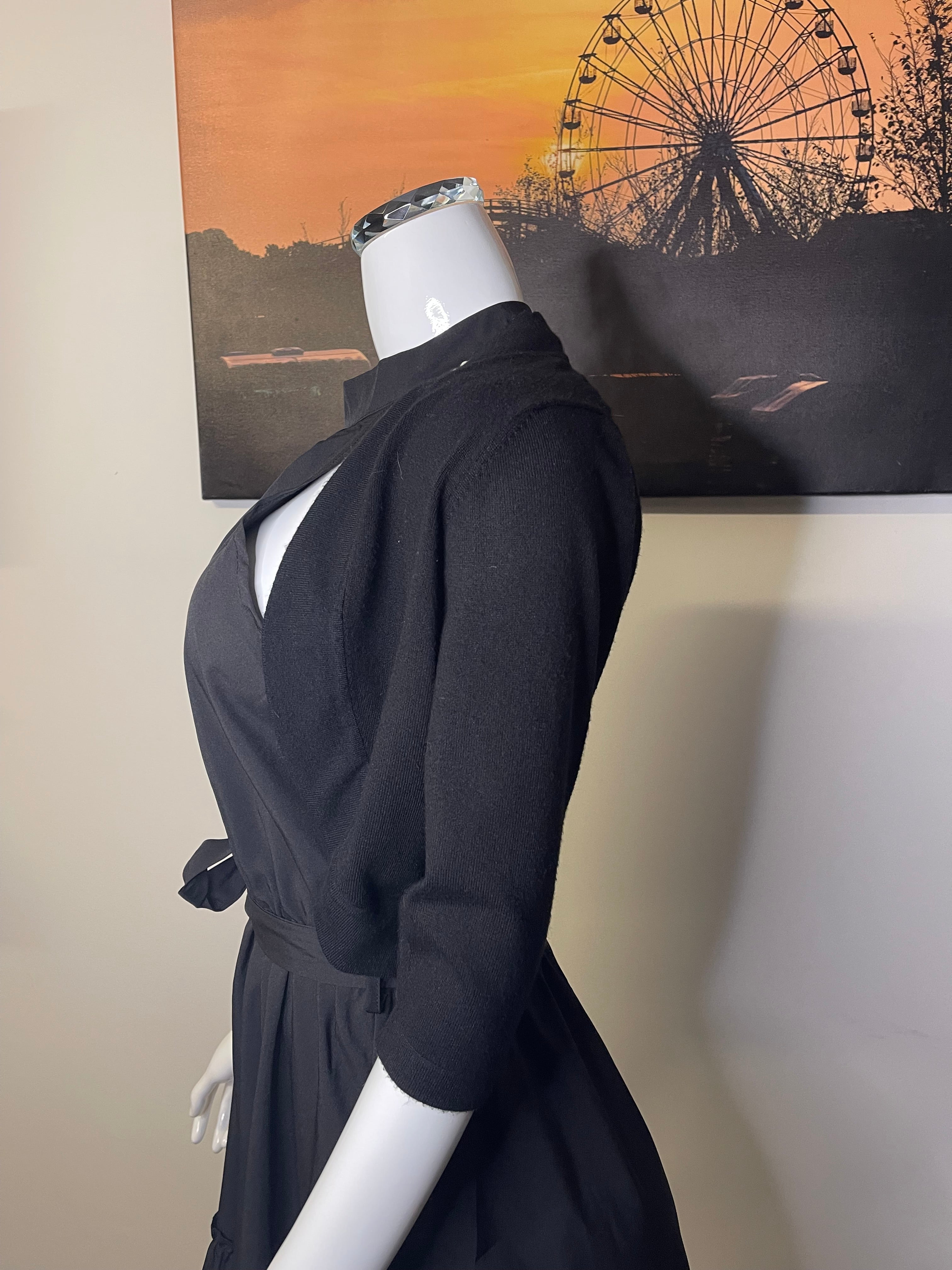Gerard Black Cropped Bolero Cardigan – Size L