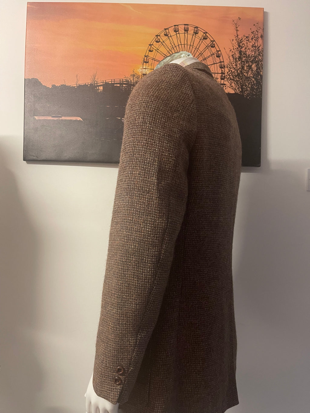 🎺🎺🎺 SHIPLEY 100% WOOL TWEED BLAZER – CHEST 44 XXL – VINTAGE GENTLEMAN STYLE 🎺🎺🎺