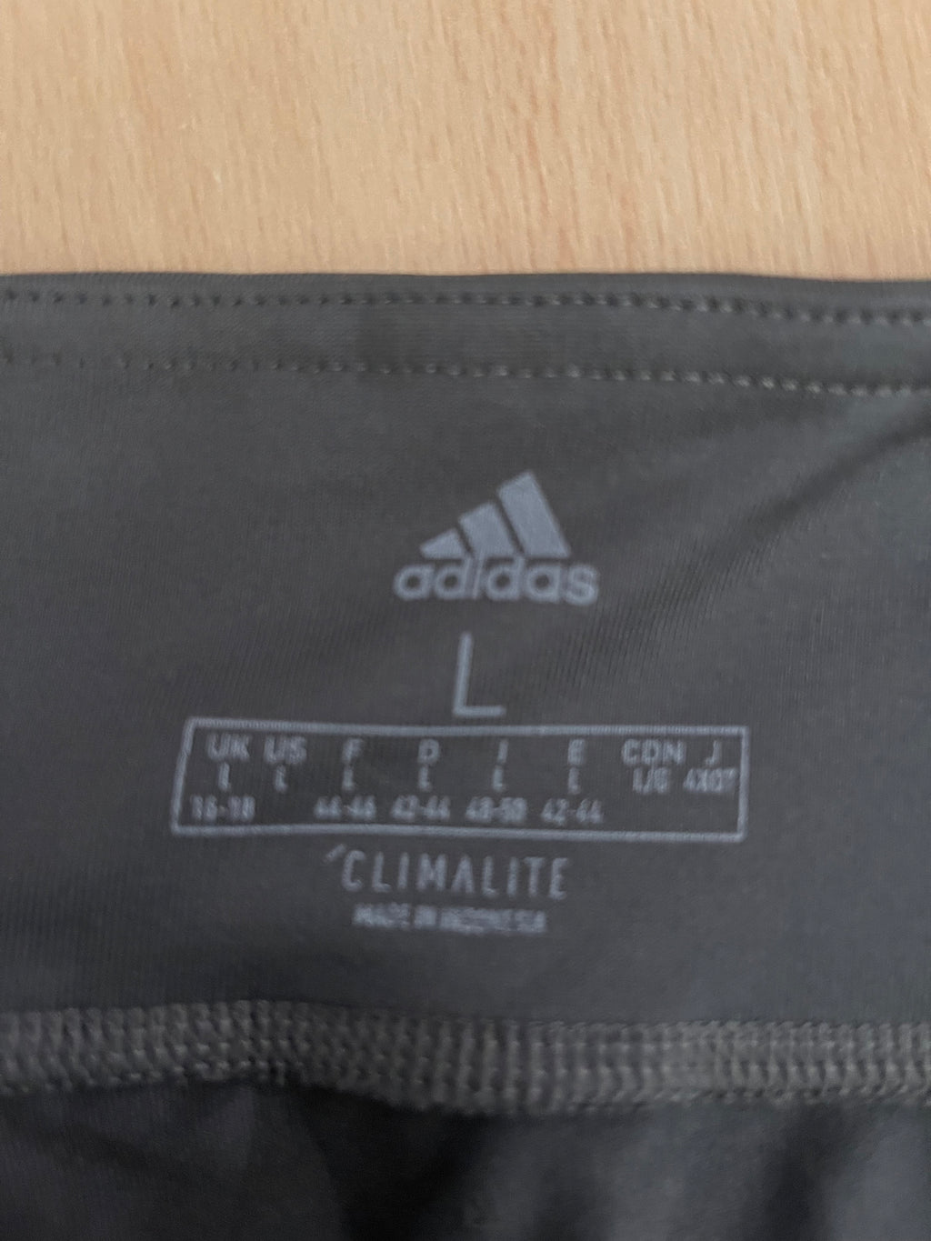 Adidas Climalite Women's Black Leggings – Size L