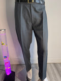 Premier Man Men's Smart Trousers Charcoal Grey W42 L29