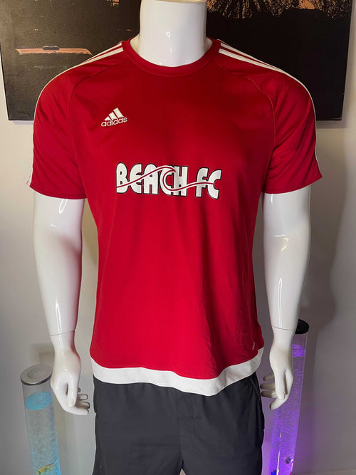 Adidas Red Football Jersey Size L