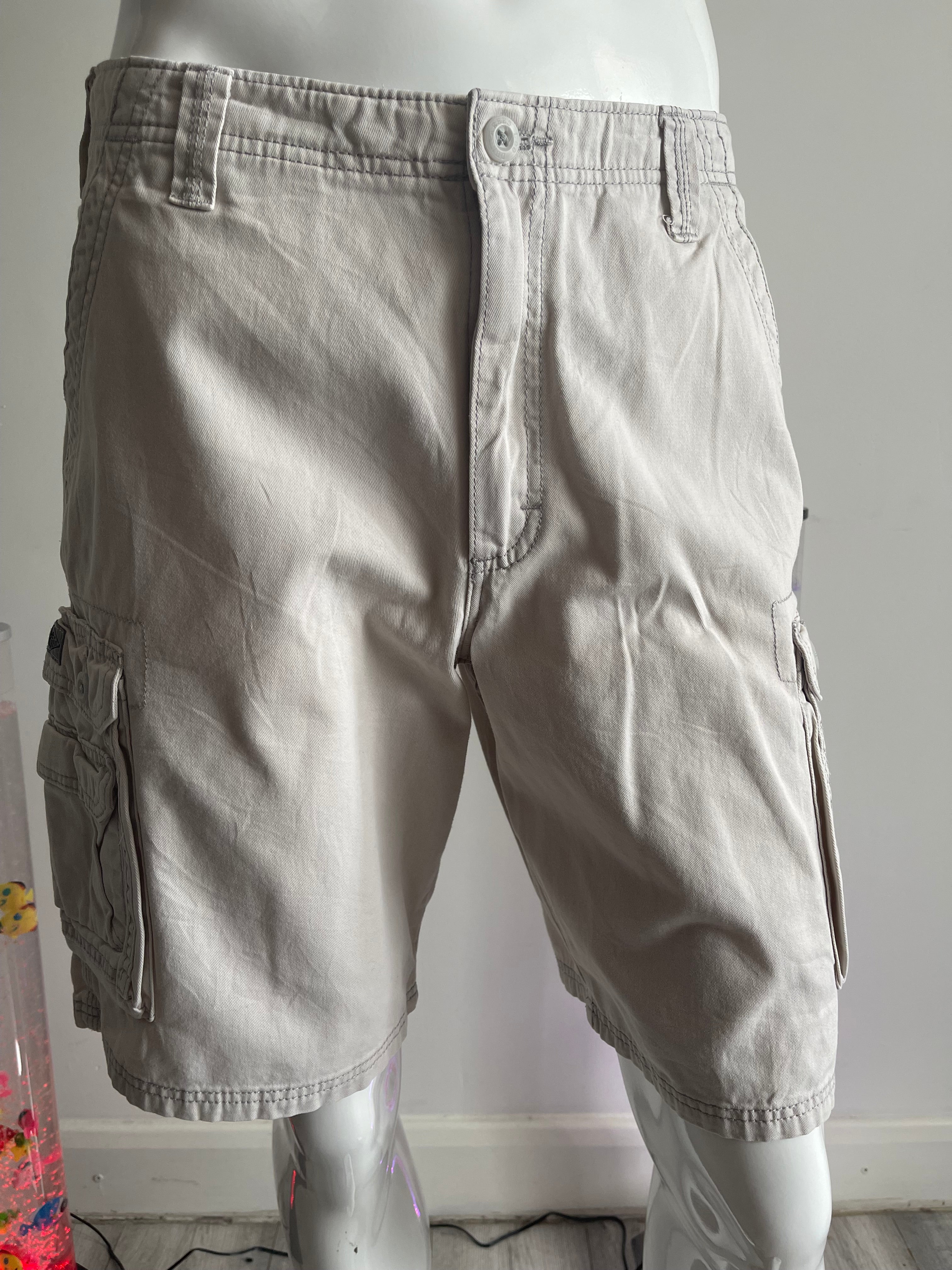 Lee Dungarees Men’s Cargo Shorts W34 Beige