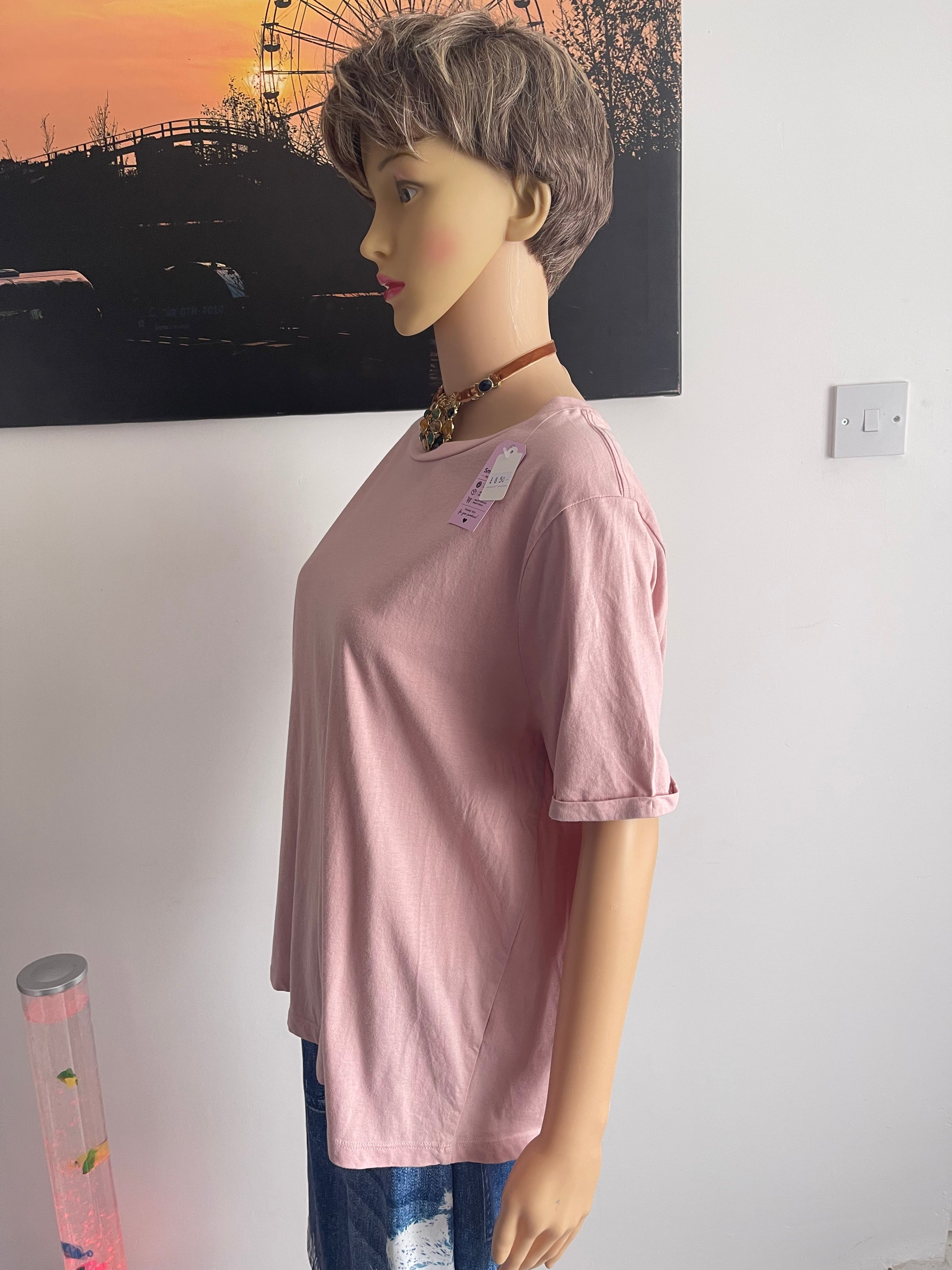 TU Women's Pink T-Shirt Size 18