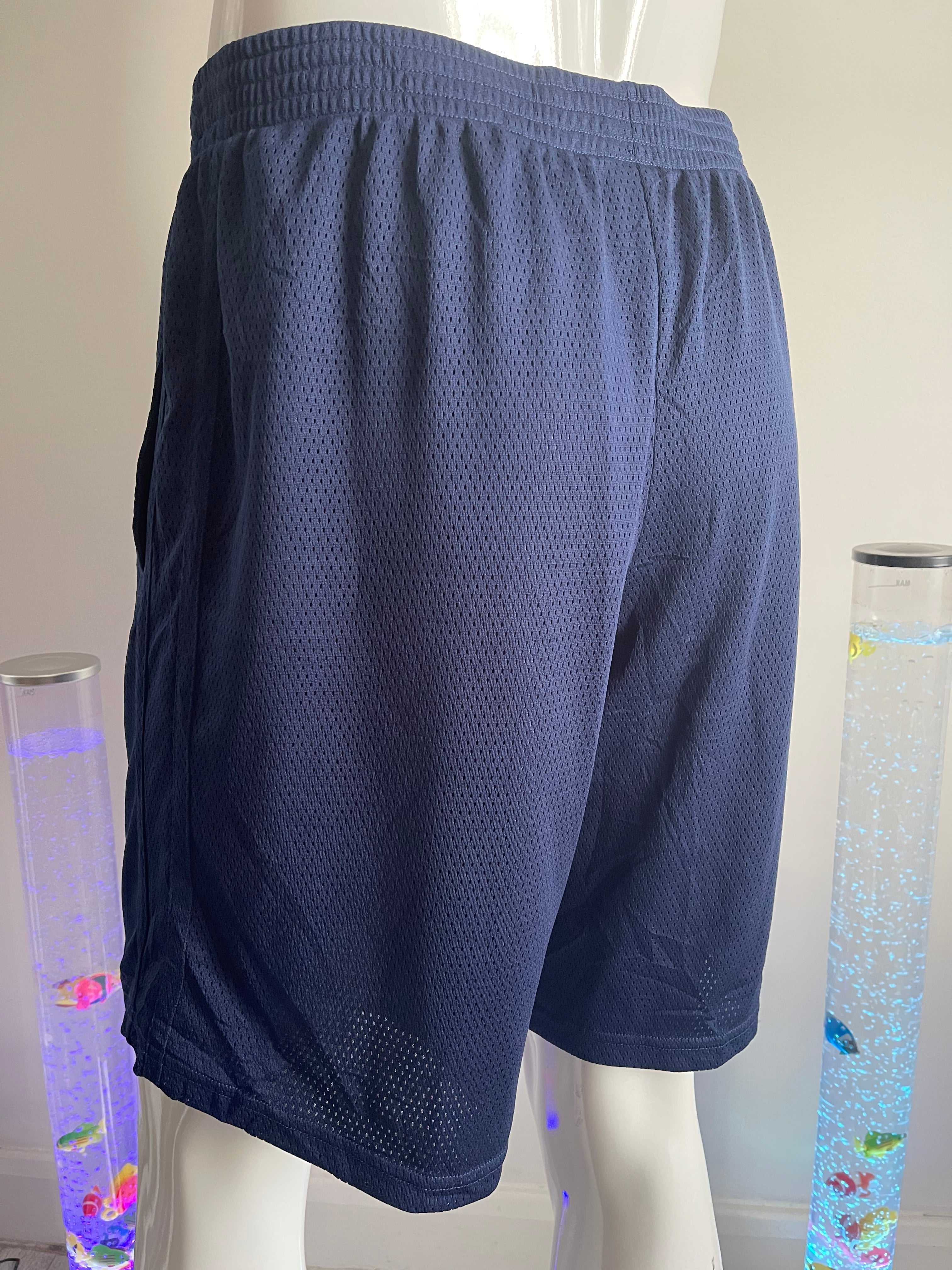 Champion Men's Navy Sports Shorts with Pockets Size L