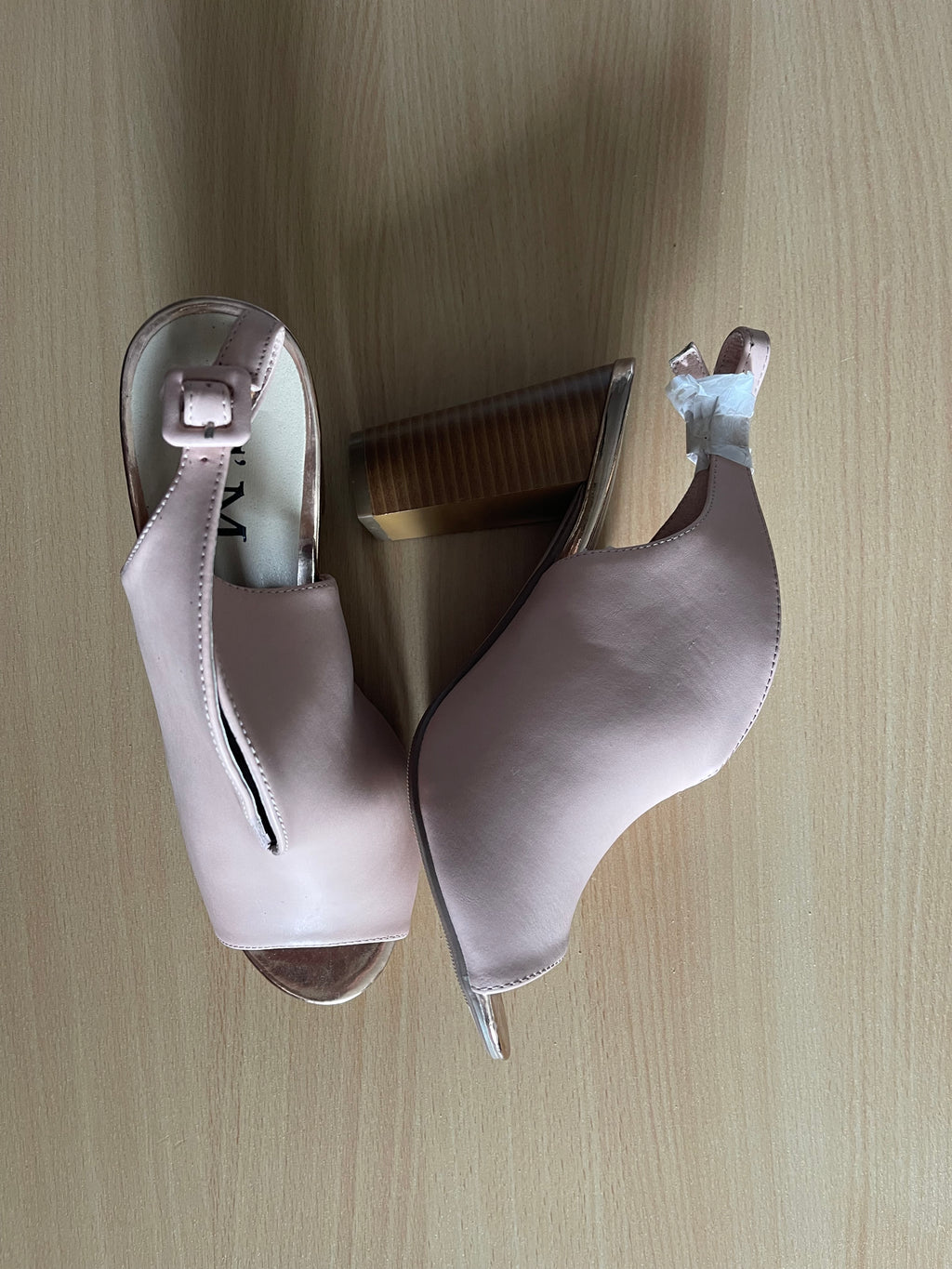 C.M Paris Nude Slingback Heels Size EU 40 – New