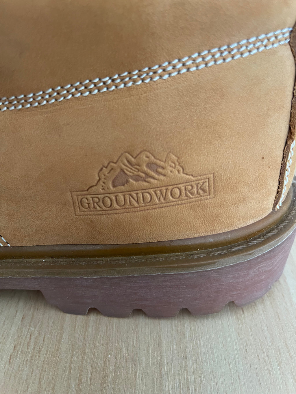 Groundwork Men’s Leather Safety Work Boots – Steel Toe – Size UK 13 – New