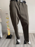 Farah Men's Smart Trousers Brown W38 L29