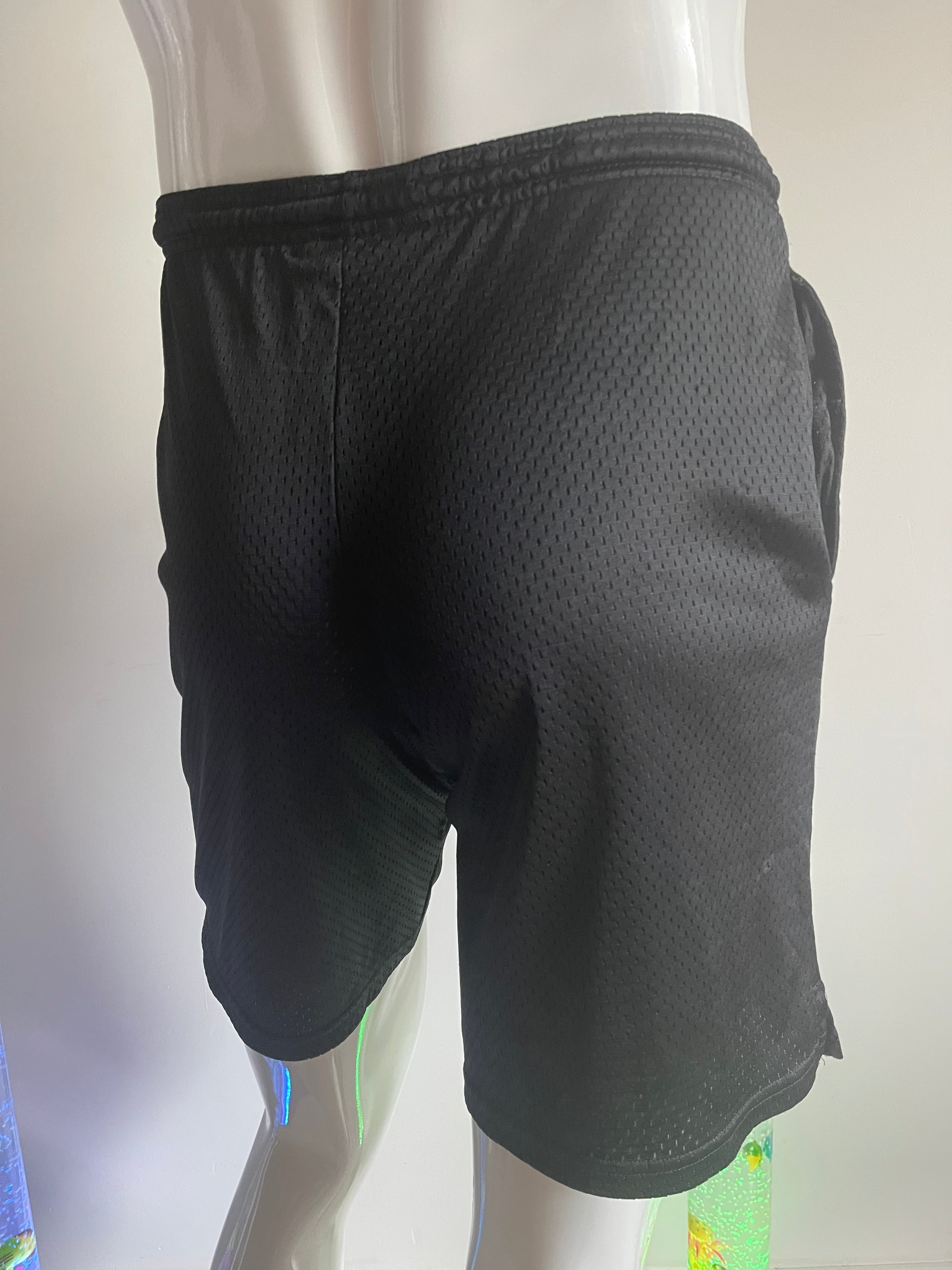 Champion Authentic Men's Black Mesh Sports Shorts Size S