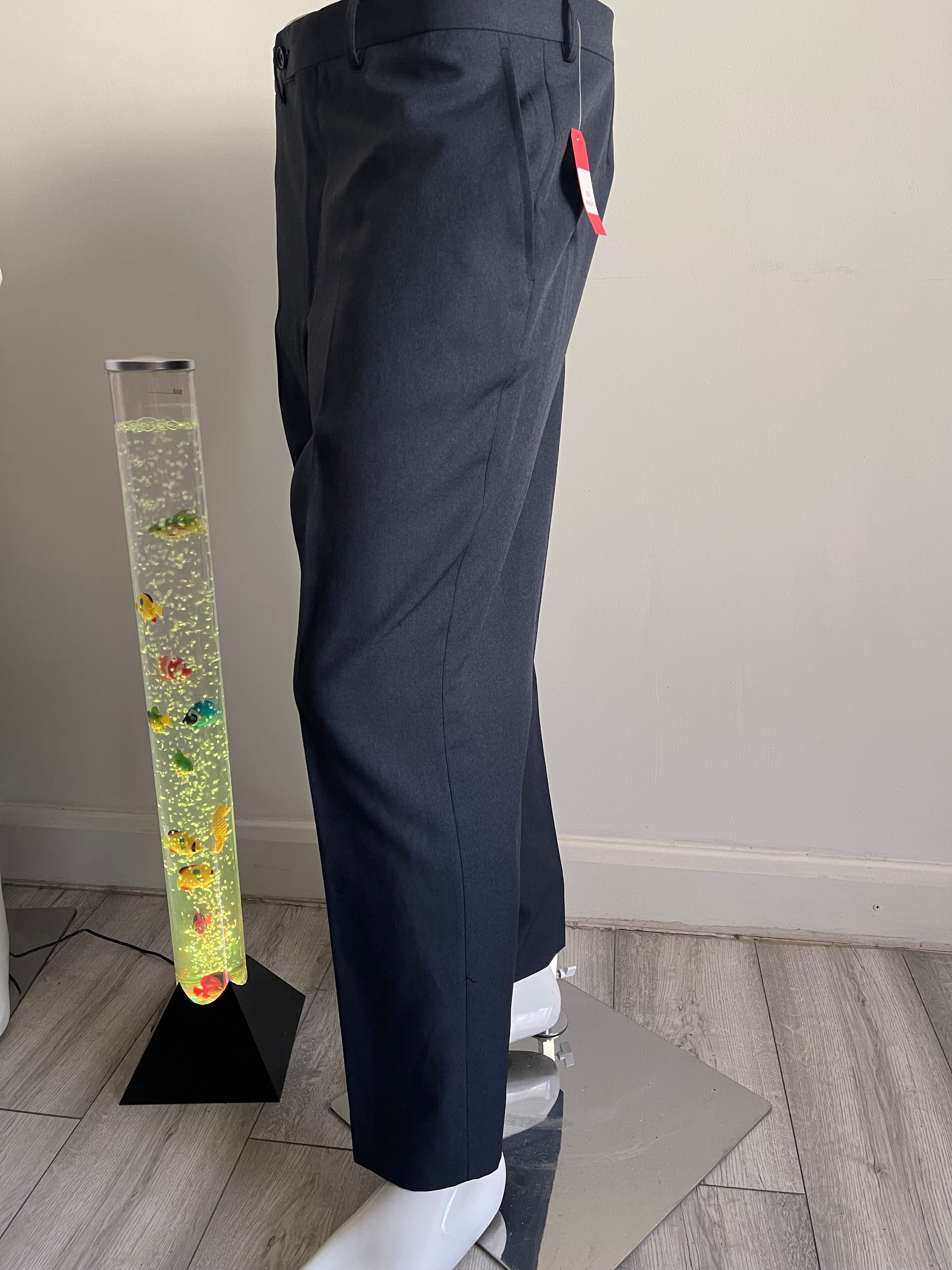 Marks & Spencer Lightweight Tailoring Smart Trousers Indigo W36 L29