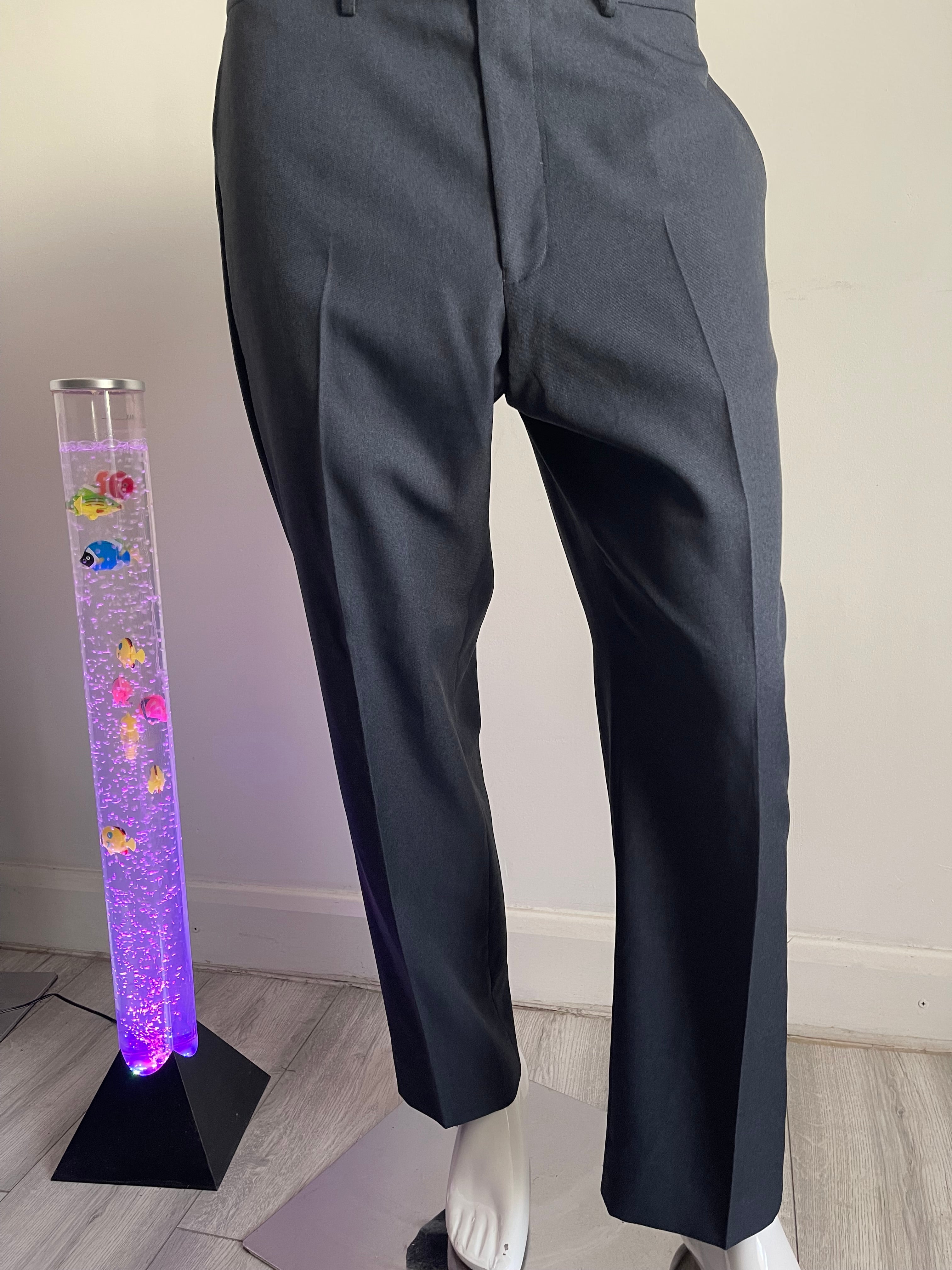 Marks & Spencer Lightweight Tailoring Smart Trousers Indigo W36 L29