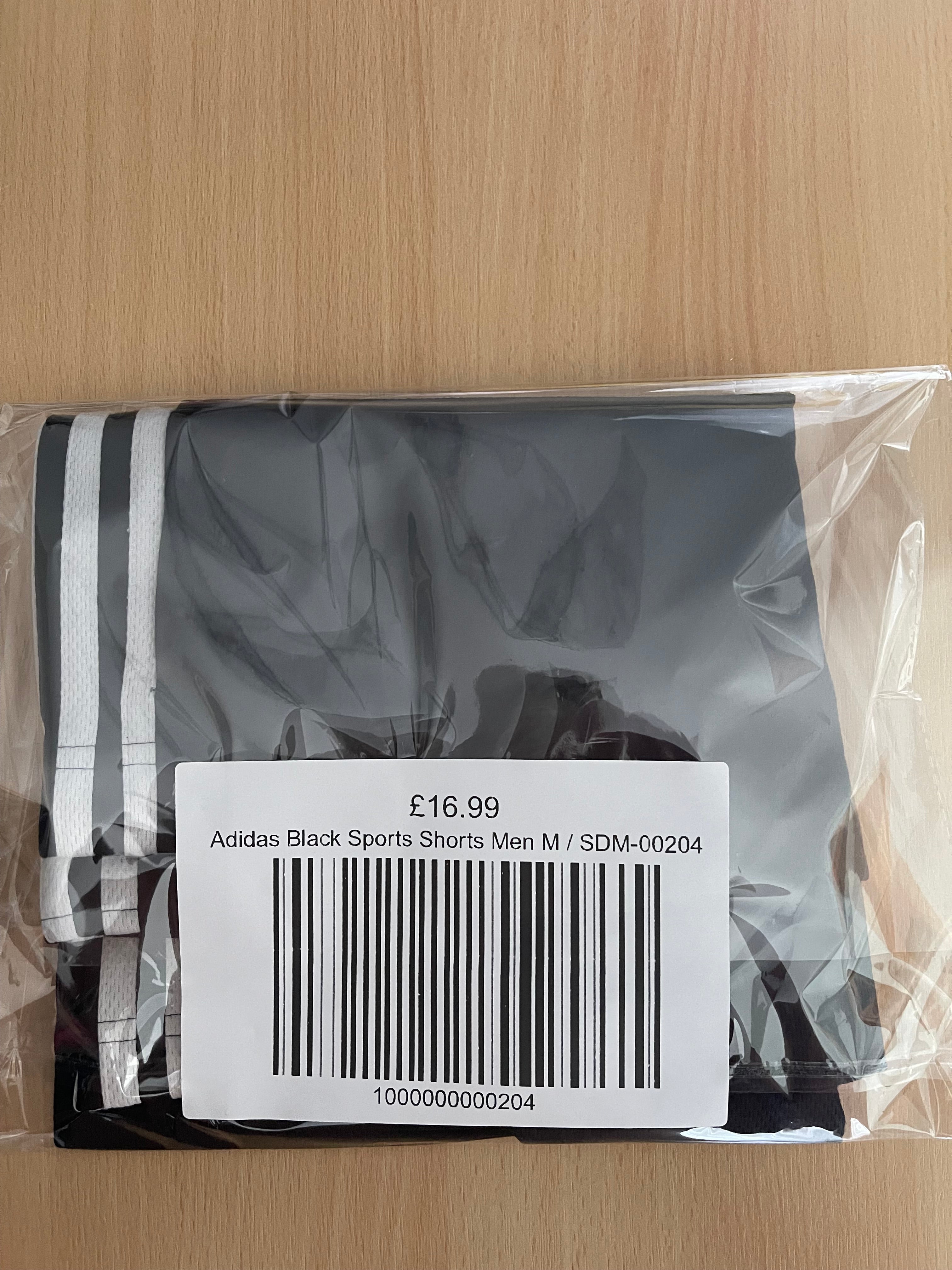 Adidas Black Sports Shorts Men M