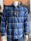 Sonoma Men’s Blue Check Shirt Size M