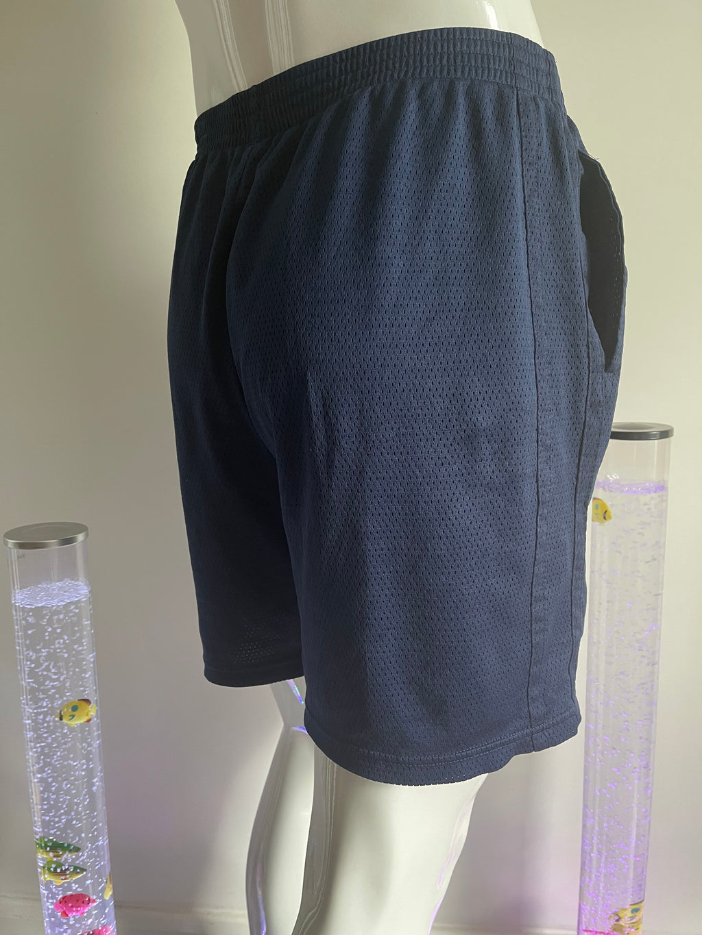 Champion Men's Mesh Performance Shorts Navy Size L