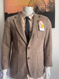 Stafford Country Collection Tweed Blazer Jacket 42R XL Made in USA