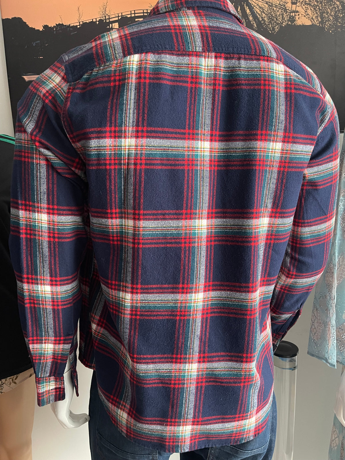 American Eagle Men’s Check Long Sleeve Shirt