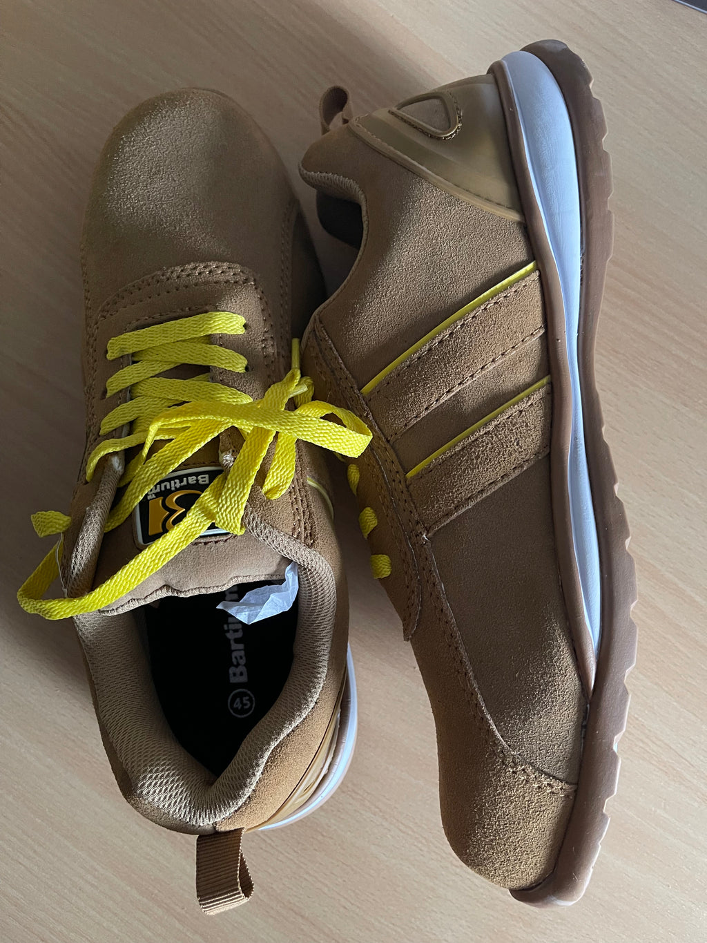 Bantium Safety Work Shoes Brown EU 45 New