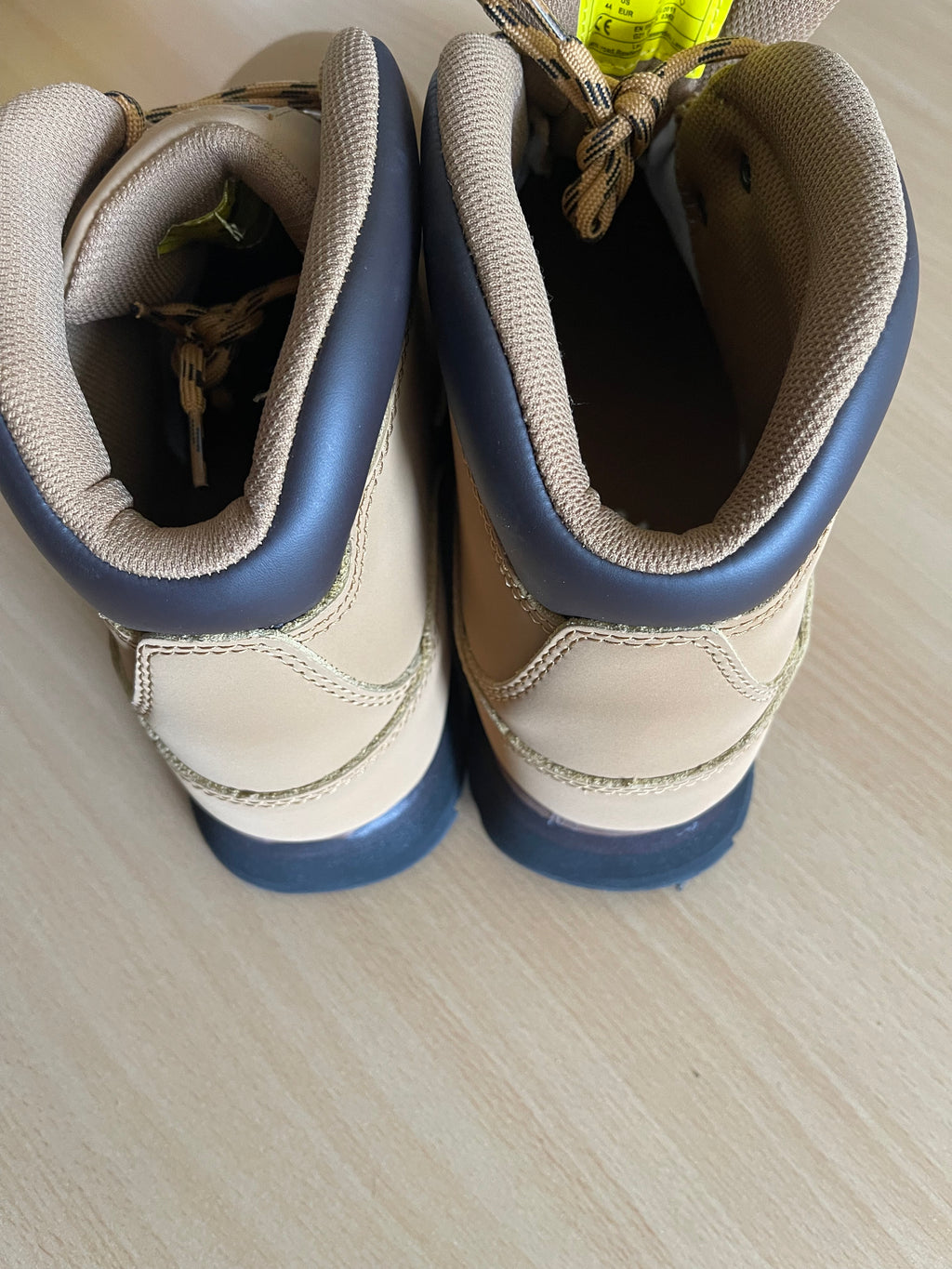 Groundwork Men’s Steel Toe Safety Work Boots – Genuine Leather – UK 10 – New
