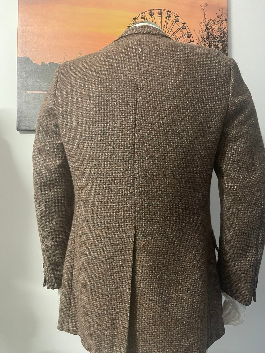 🎺🎺🎺 SHIPLEY 100% WOOL TWEED BLAZER – CHEST 44 XXL – VINTAGE GENTLEMAN STYLE 🎺🎺🎺