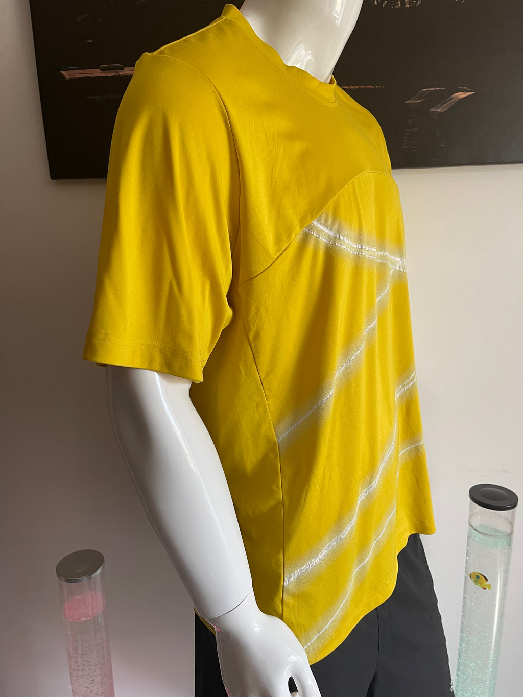Adidas Yellow Sports T-Shirt XL