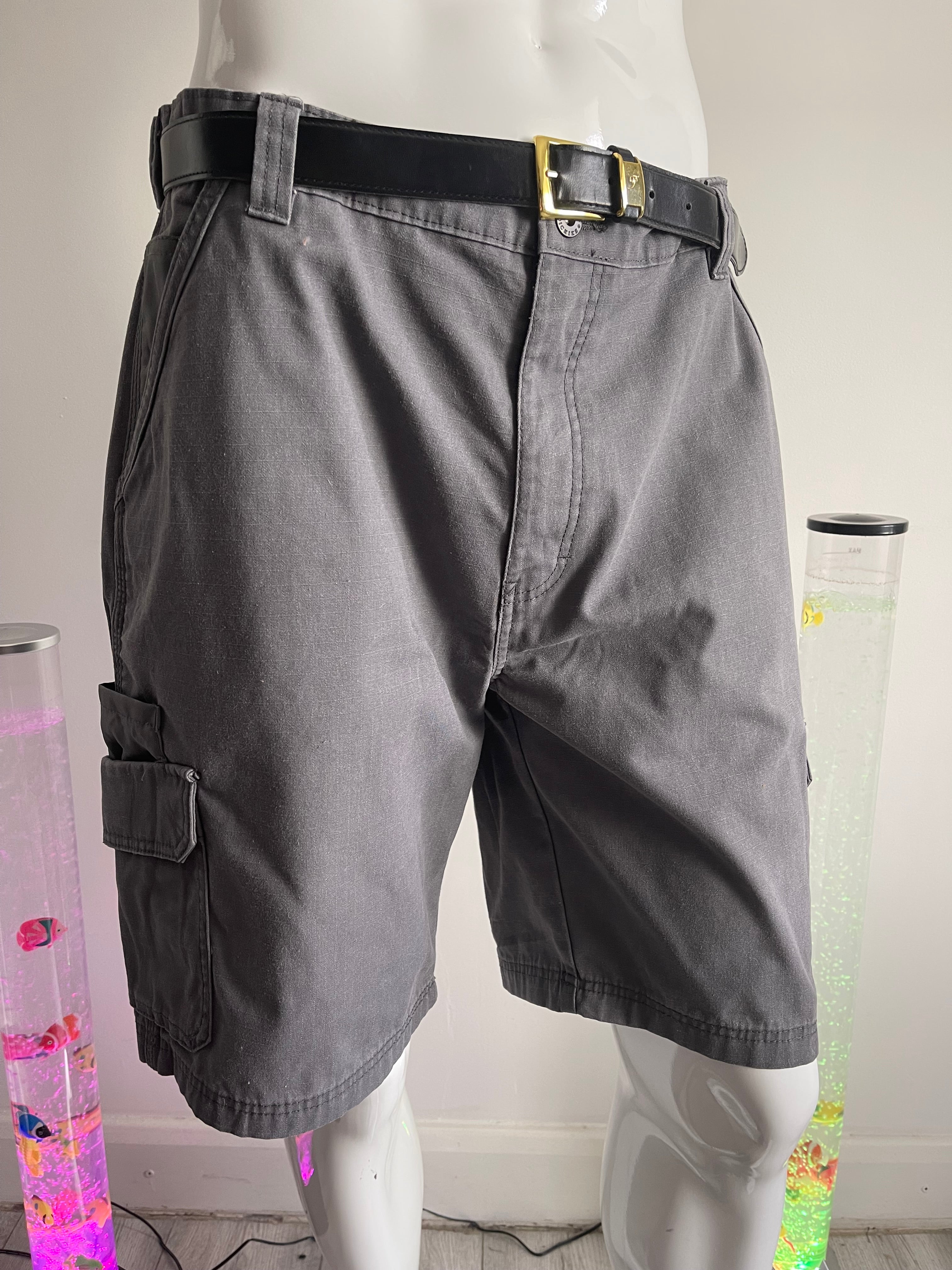 Dickies Men’s Work Cargo Shorts W38 – Grey – Multi Pocket