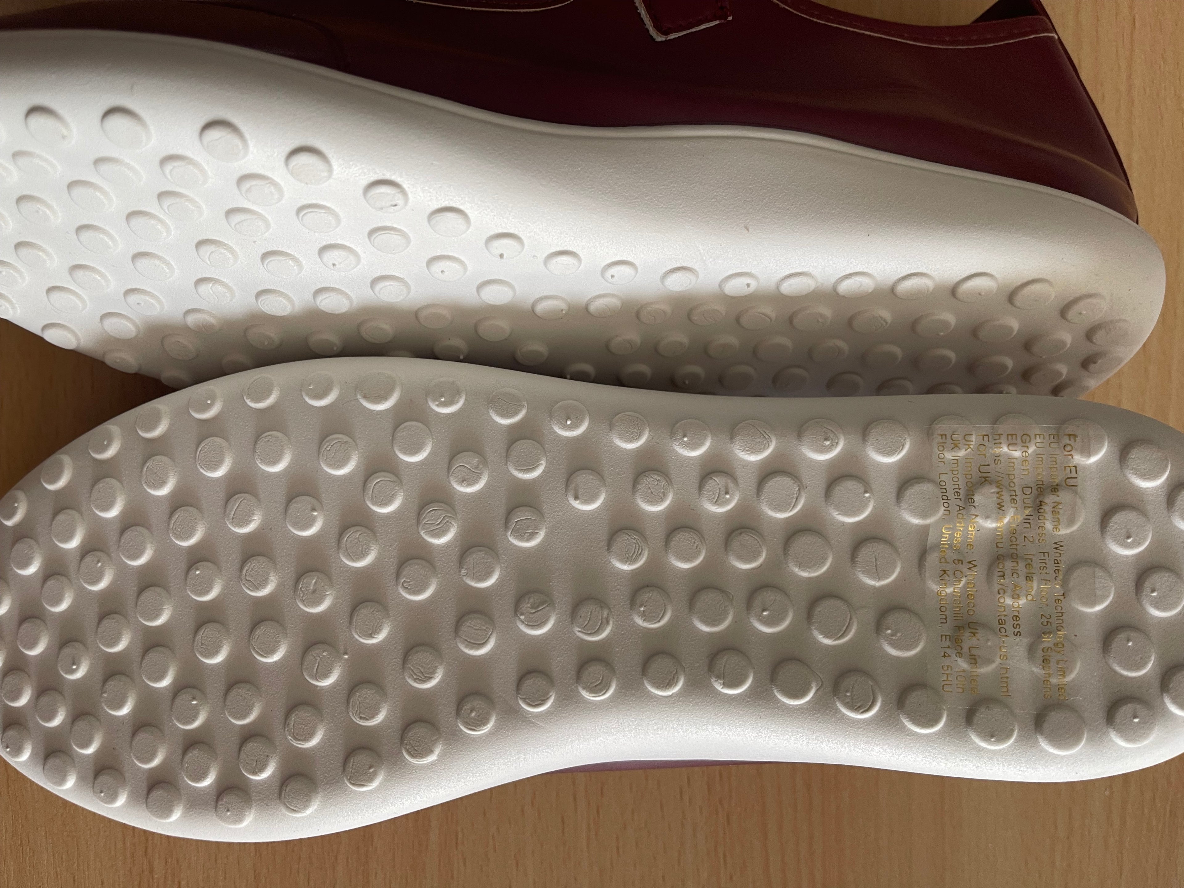 Women’s Burgundy Comfort Shoes – EU 40 – New