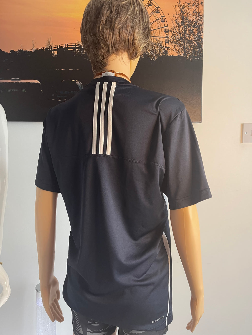 Adidas Women's Sports T-Shirt Navy Size M