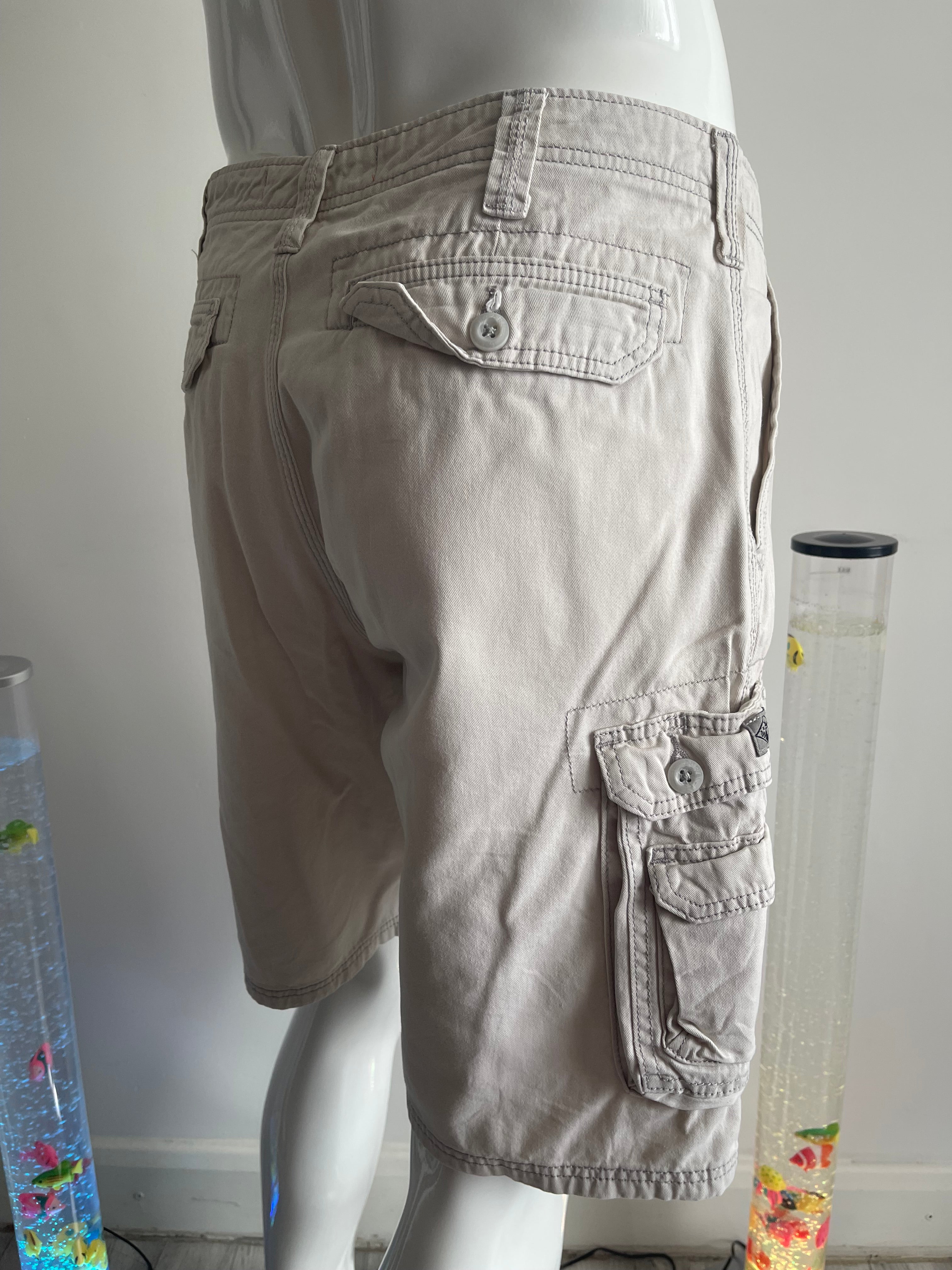 Lee Dungarees Men’s Cargo Shorts W34 Beige