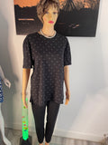 🖤✨ CALVIN KLEIN OUTFIT SET ✨🖤
👚 Designer CK Top + Elegant Black Trousers 👖
💎 Stylish Smart-Casual Look 💎