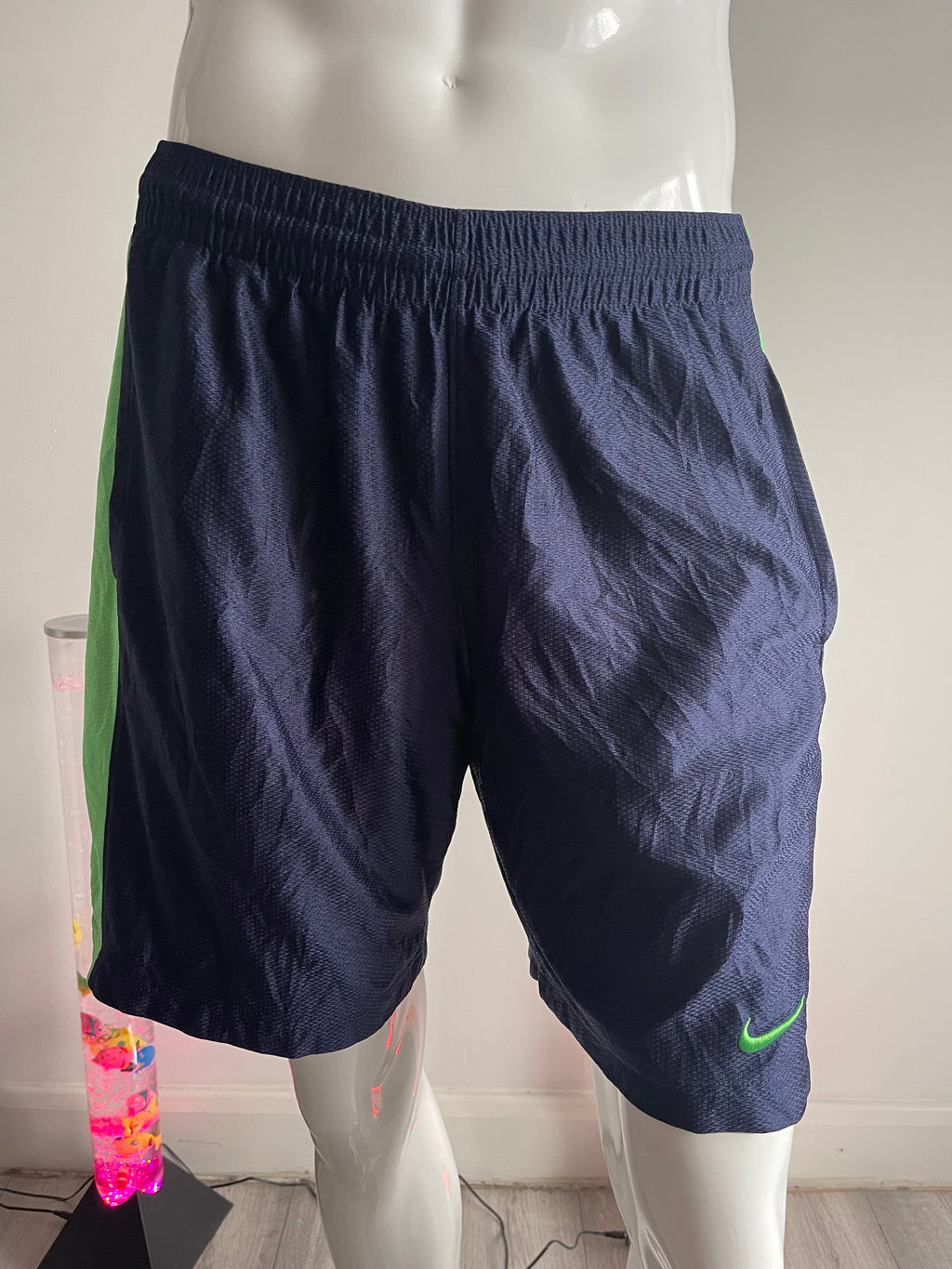 Nike Dri-FIT Shorts Navy/Green M