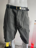 Wrangler Men's Grey Hero Cargo Shorts 100% Cotton – Size 36